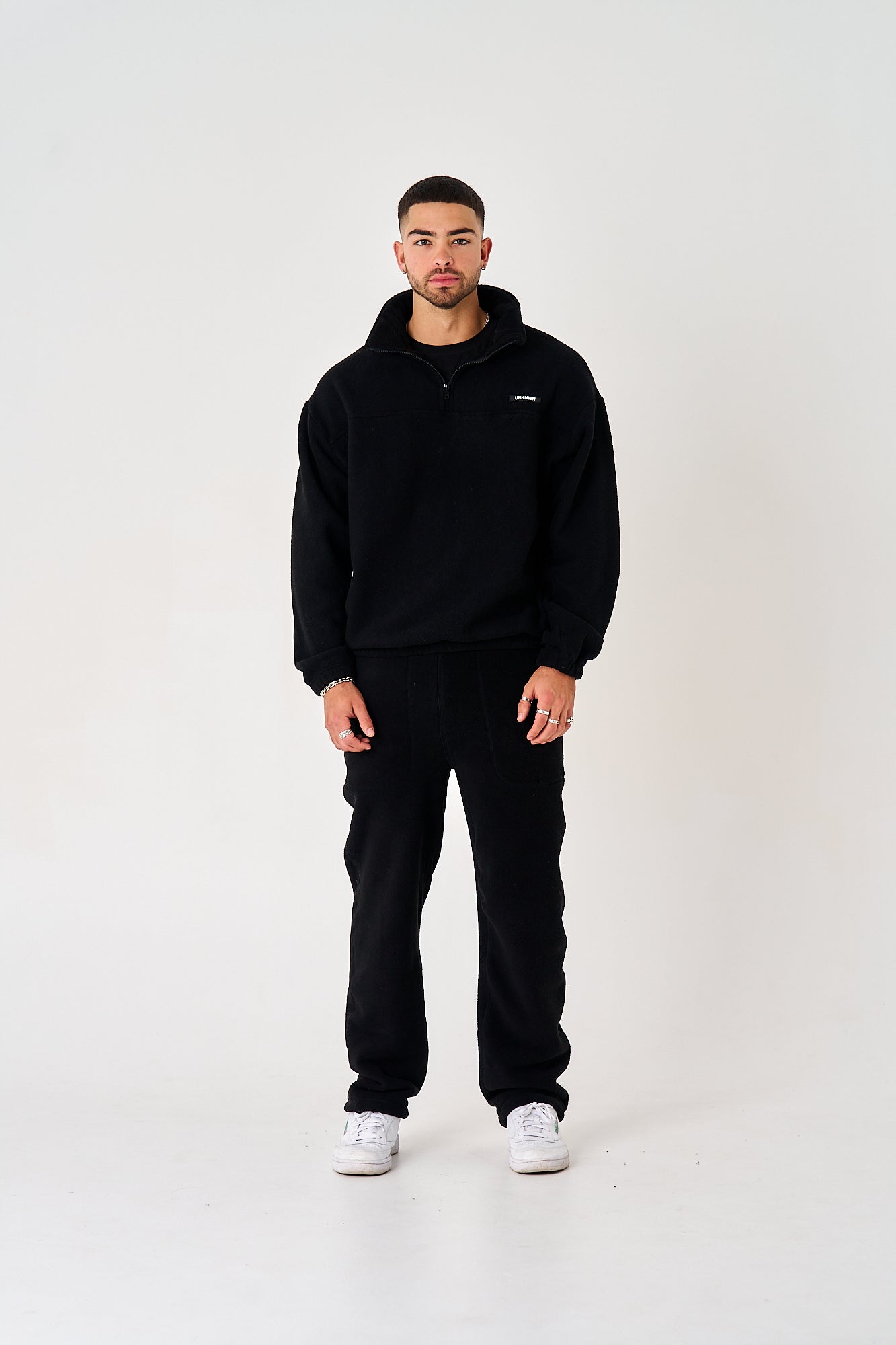 UNKNWN Sherpa Quater Zip - Midnight Black