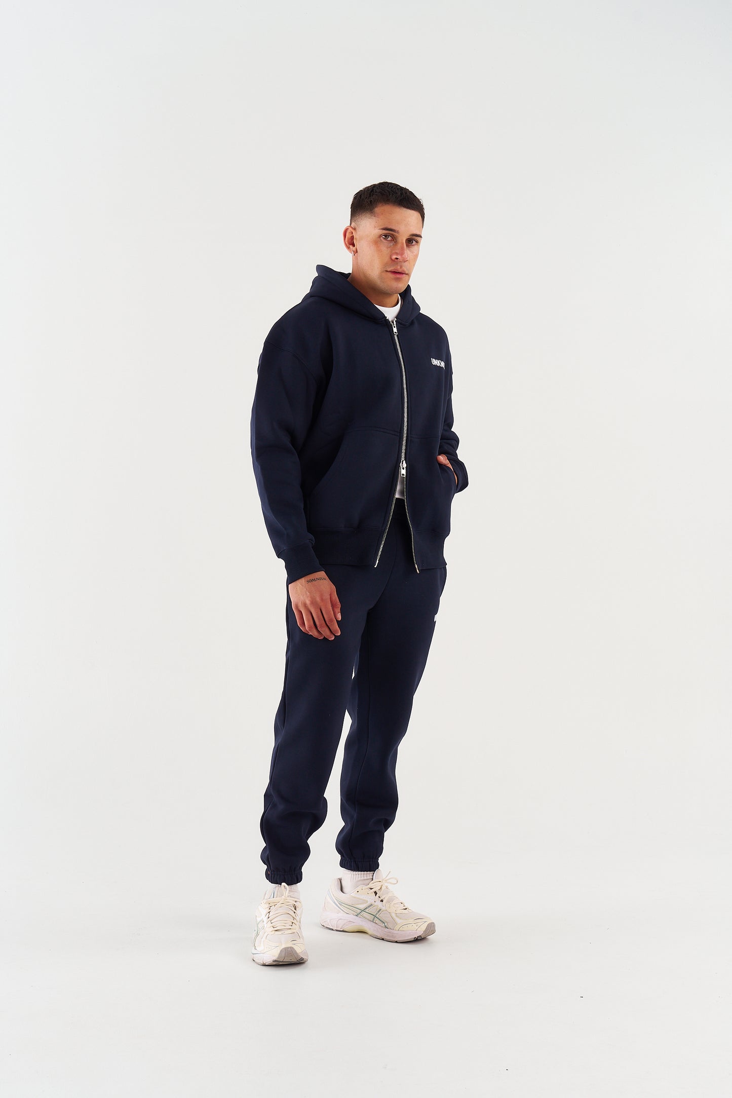 CLASSIC ZIP UP JACKETS - NAVY
