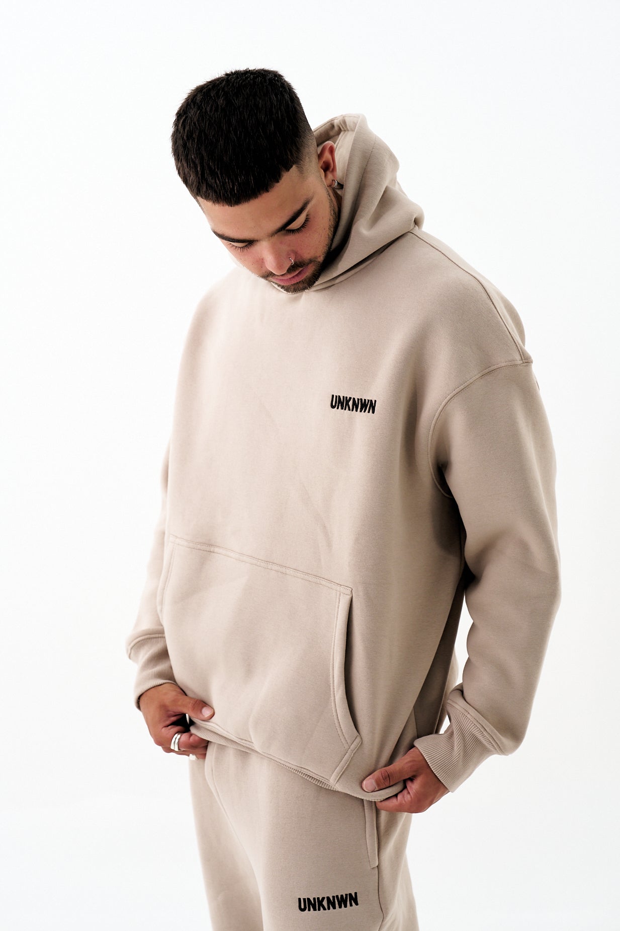 UNKNWN OVERSIZE HEAVY HOODIE - TAN