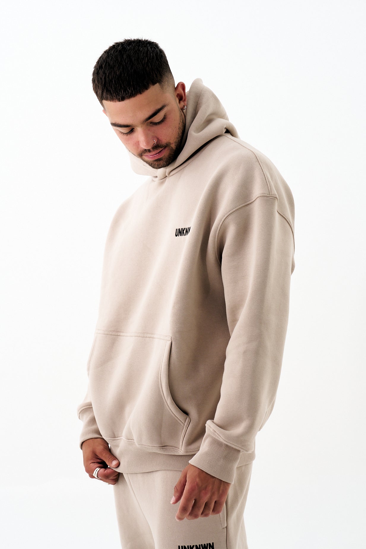 UNKNWN OVERSIZE HEAVY HOODIE - TAN