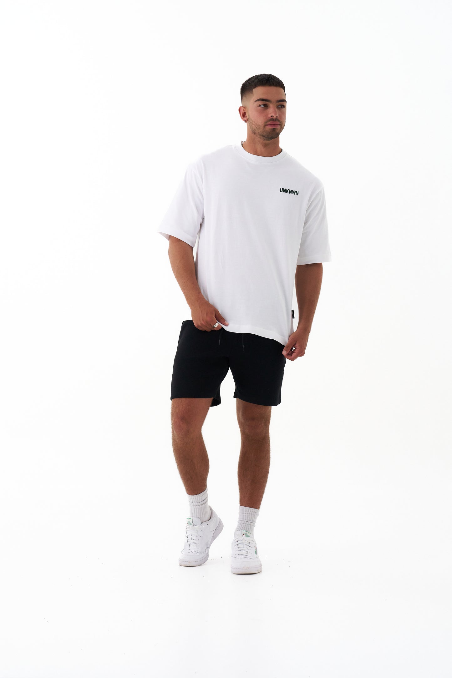 Unknwn Cotton Oversized Crew Neck Half Sleeve T-Shirt