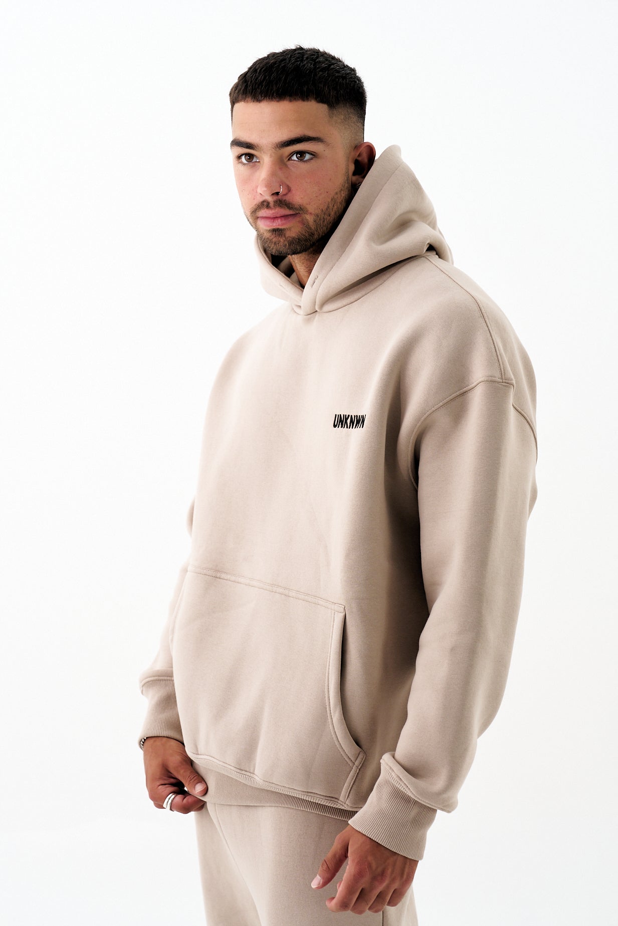 UNKNWN OVERSIZE HEAVY HOODIE - TAN