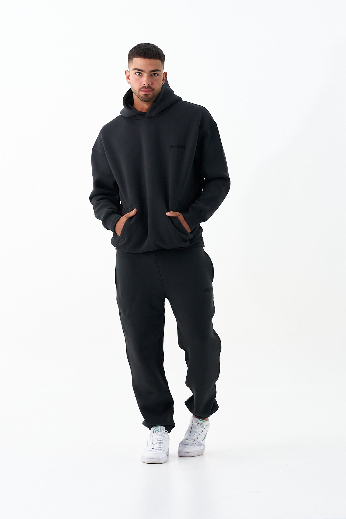 UNKNWN OVERSIZE HEAVY HOODIE - CHARCOAL GREY