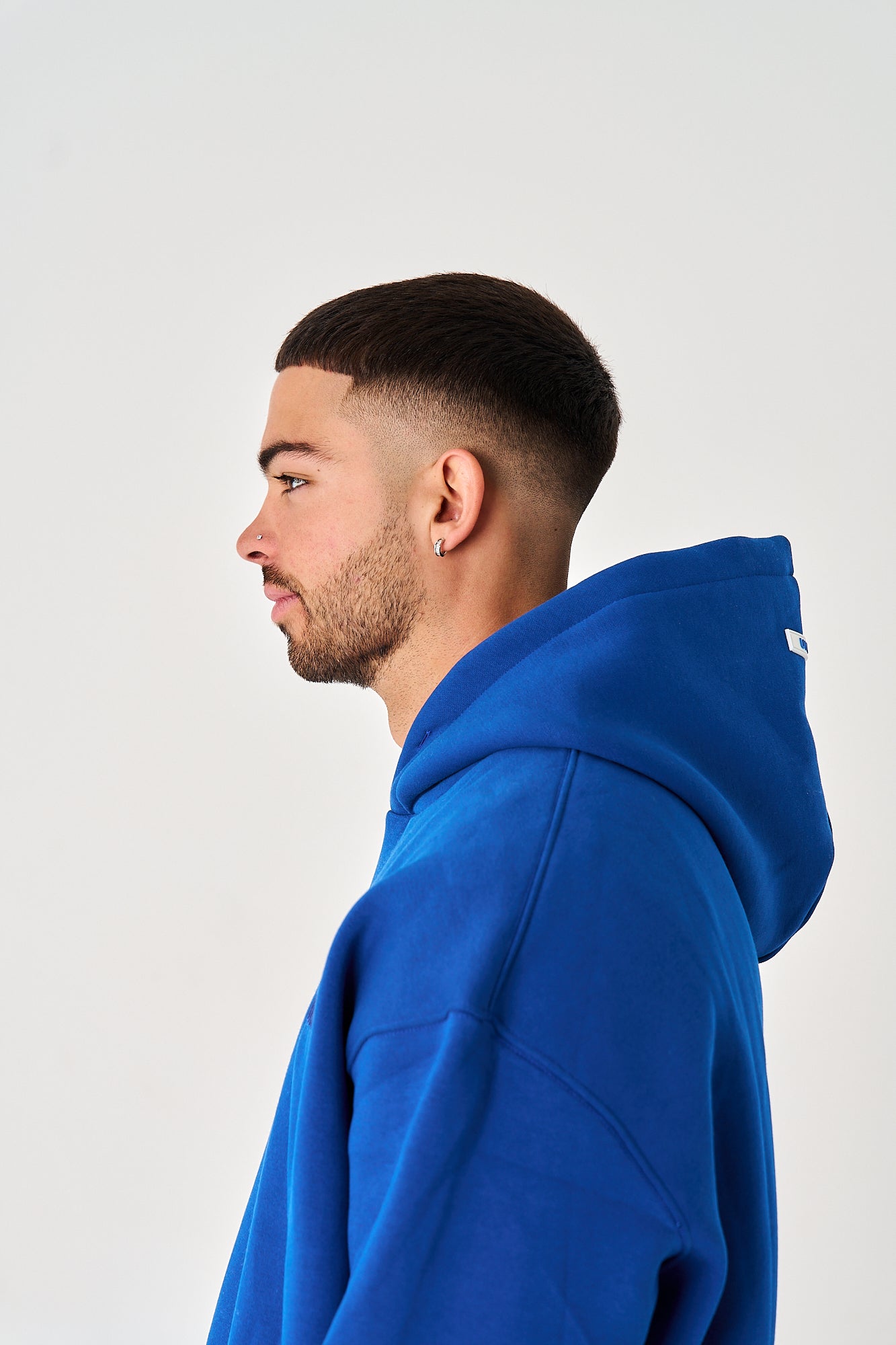 UNKNWN OVERSIZE HEAVY HOODIE - BLUE