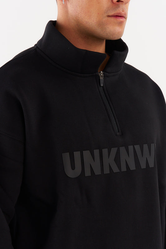 1/4 Zip- BLACK