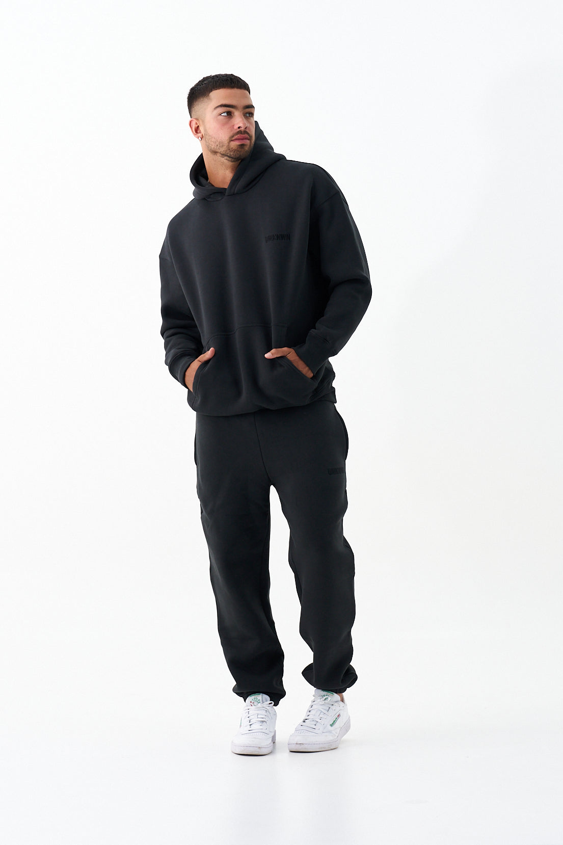 UNKNWN OVERSIZE HEAVY HOODIE - CHARCOAL GREY