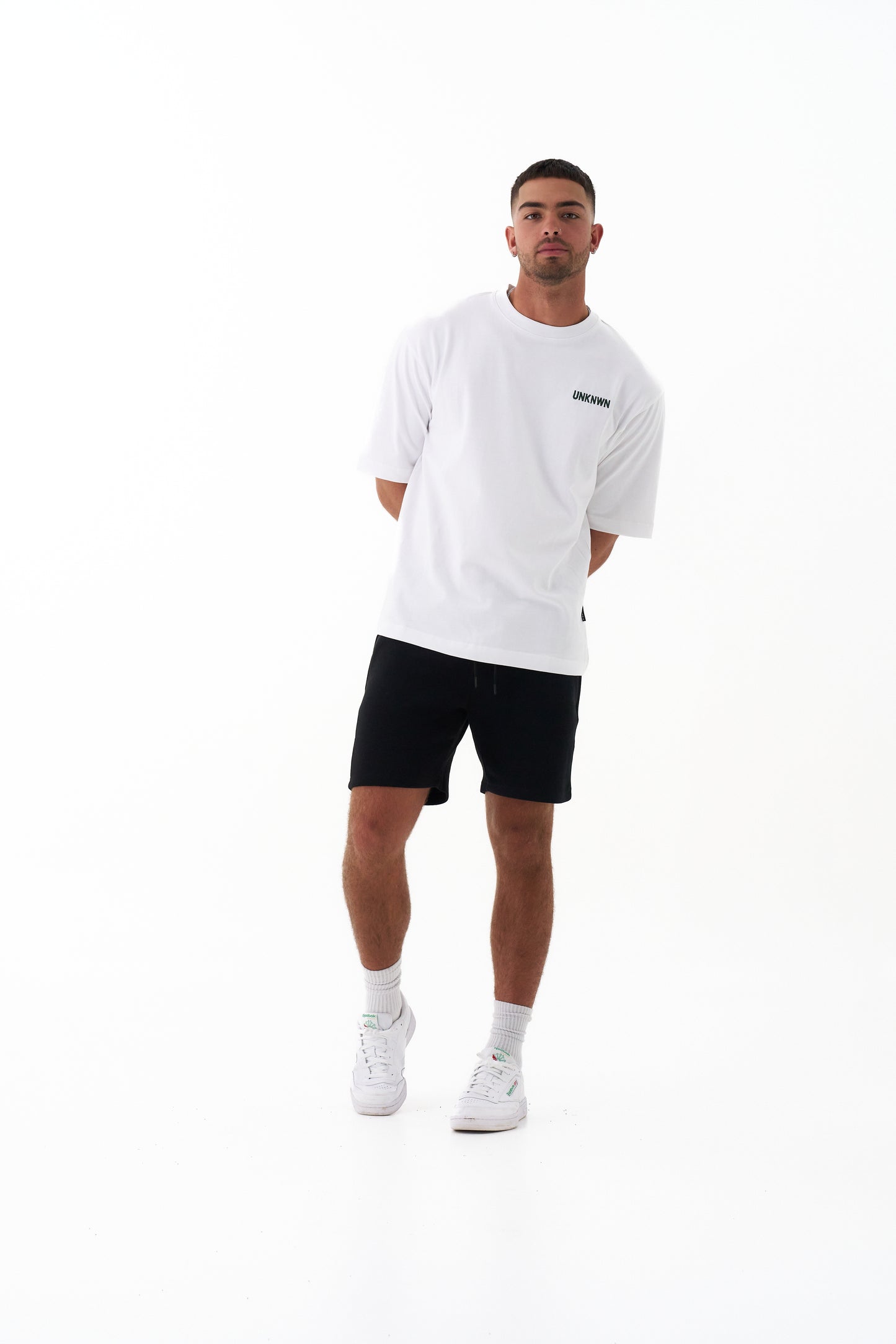 Unknwn Cotton Oversized Crew Neck Half Sleeve T-Shirt