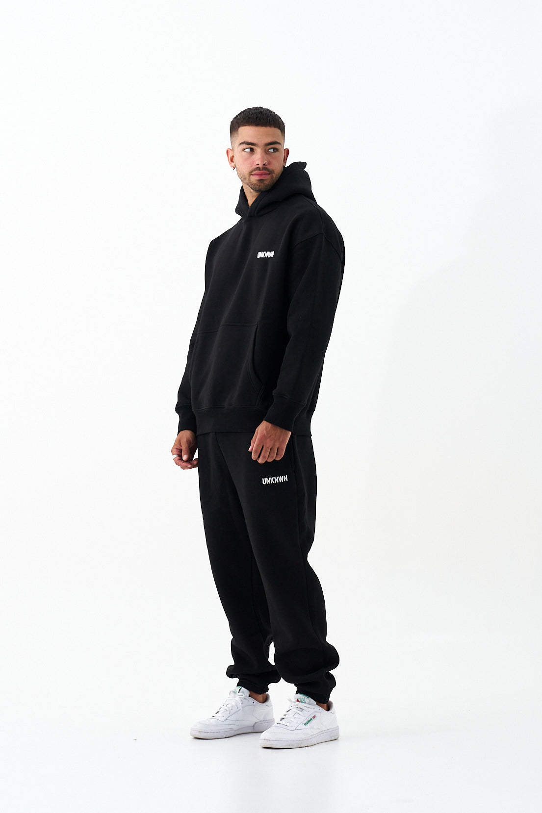 UNKNWN OVERSIZE HEAVY HOODIE- BLACK