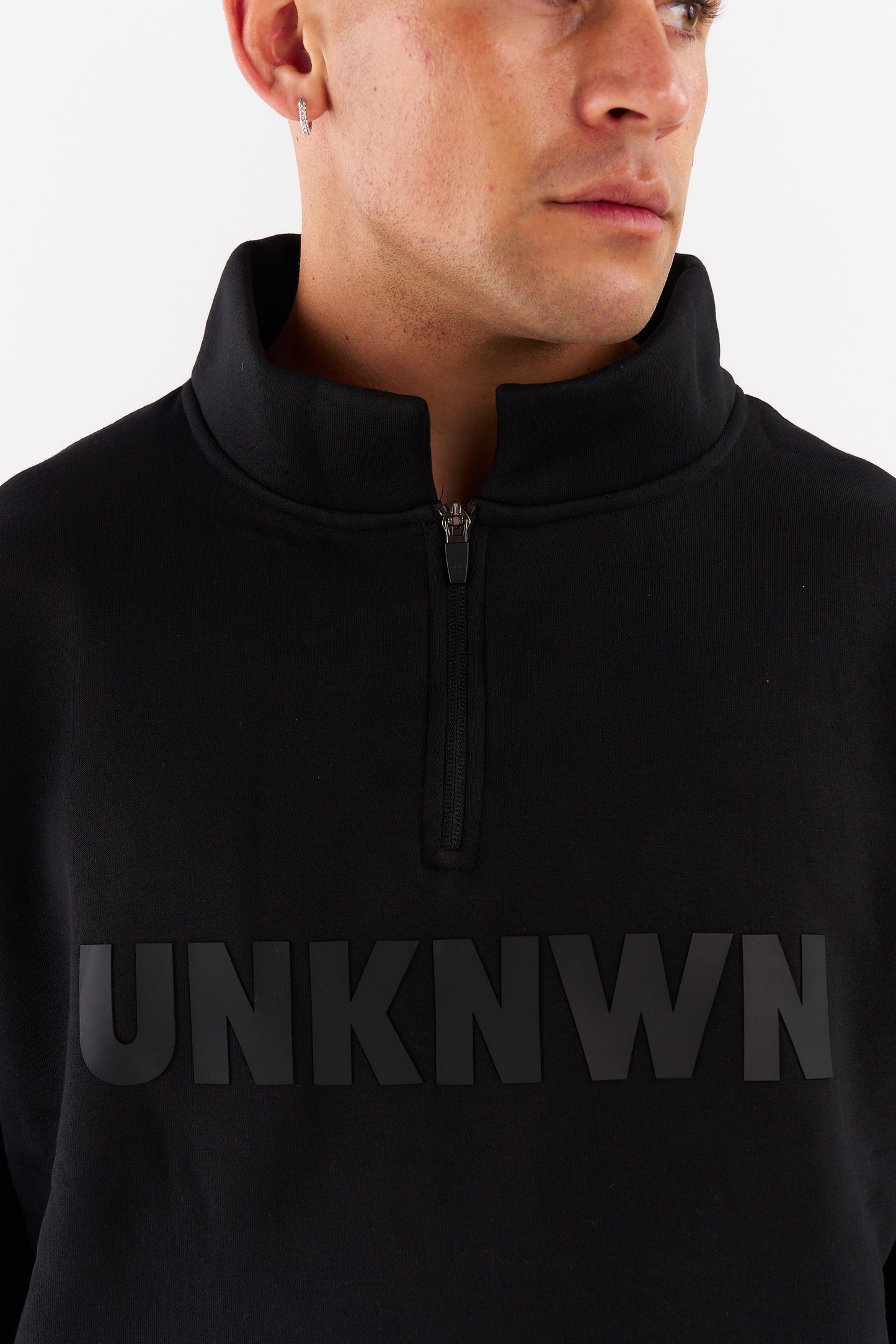 1/4 Zip- BLACK