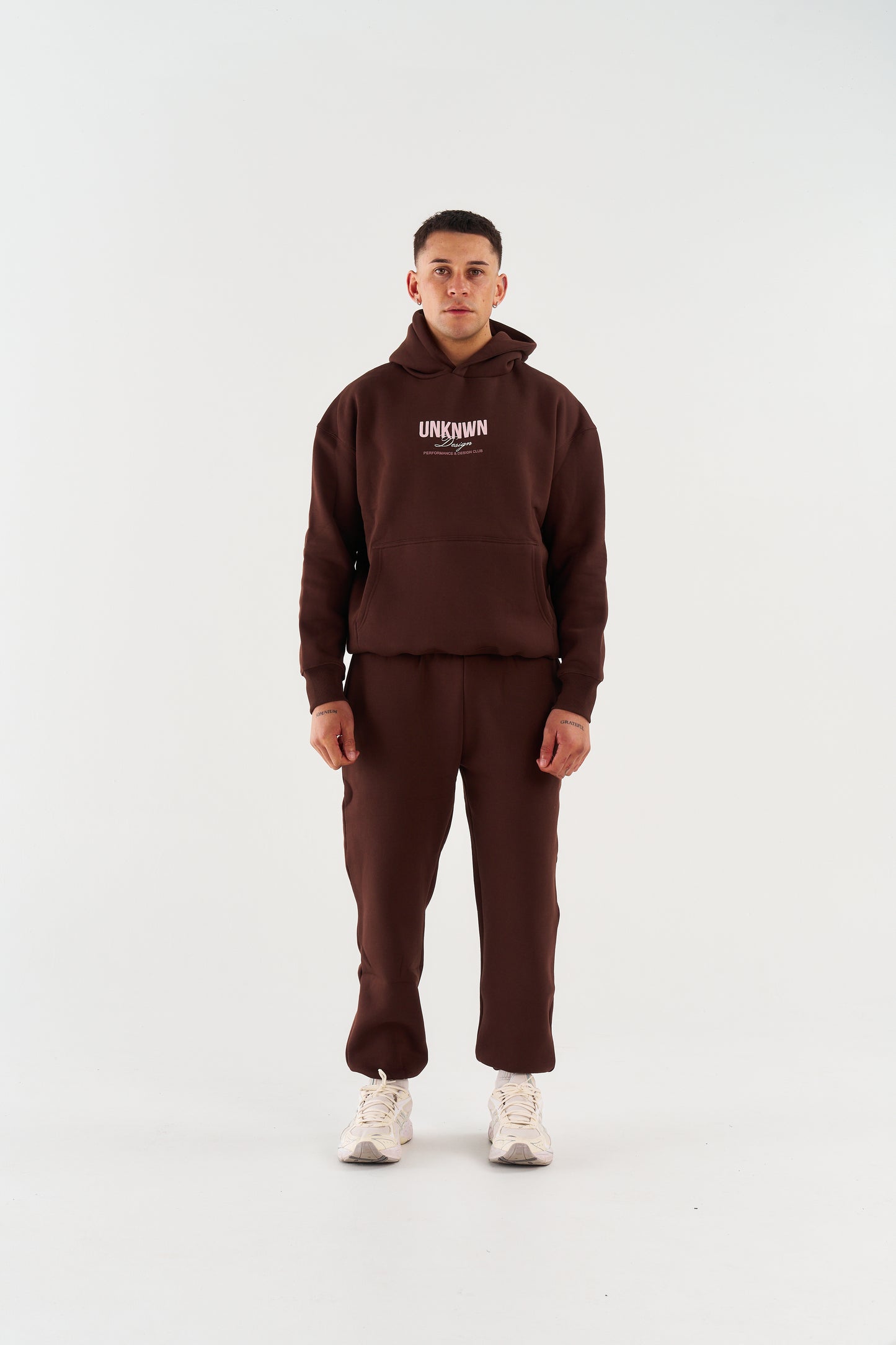 DESIGN HOODIE - BROWN