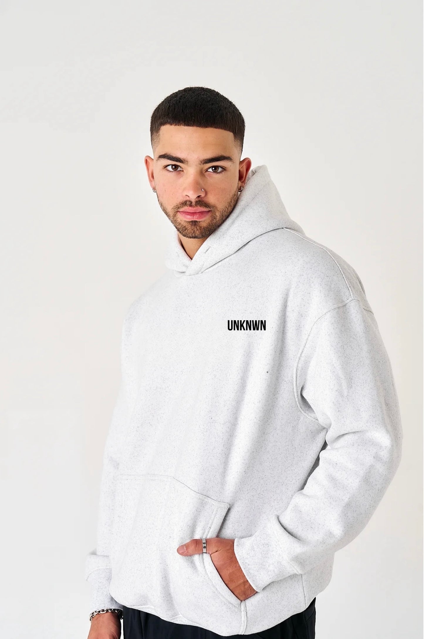 UNKNWN OVERSIZE HEAVY HOODIE- SPECKLE