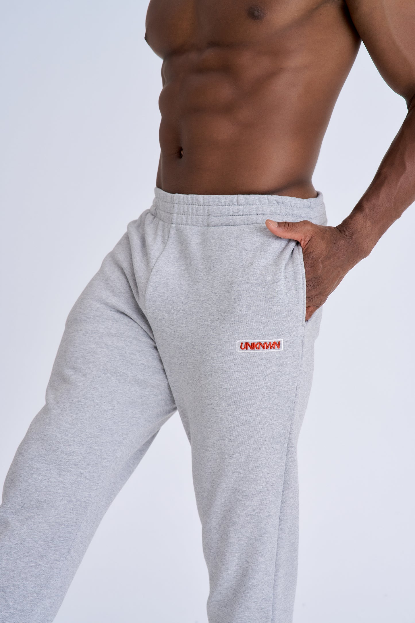 BOX LOGO TRACKPANTS - GREY