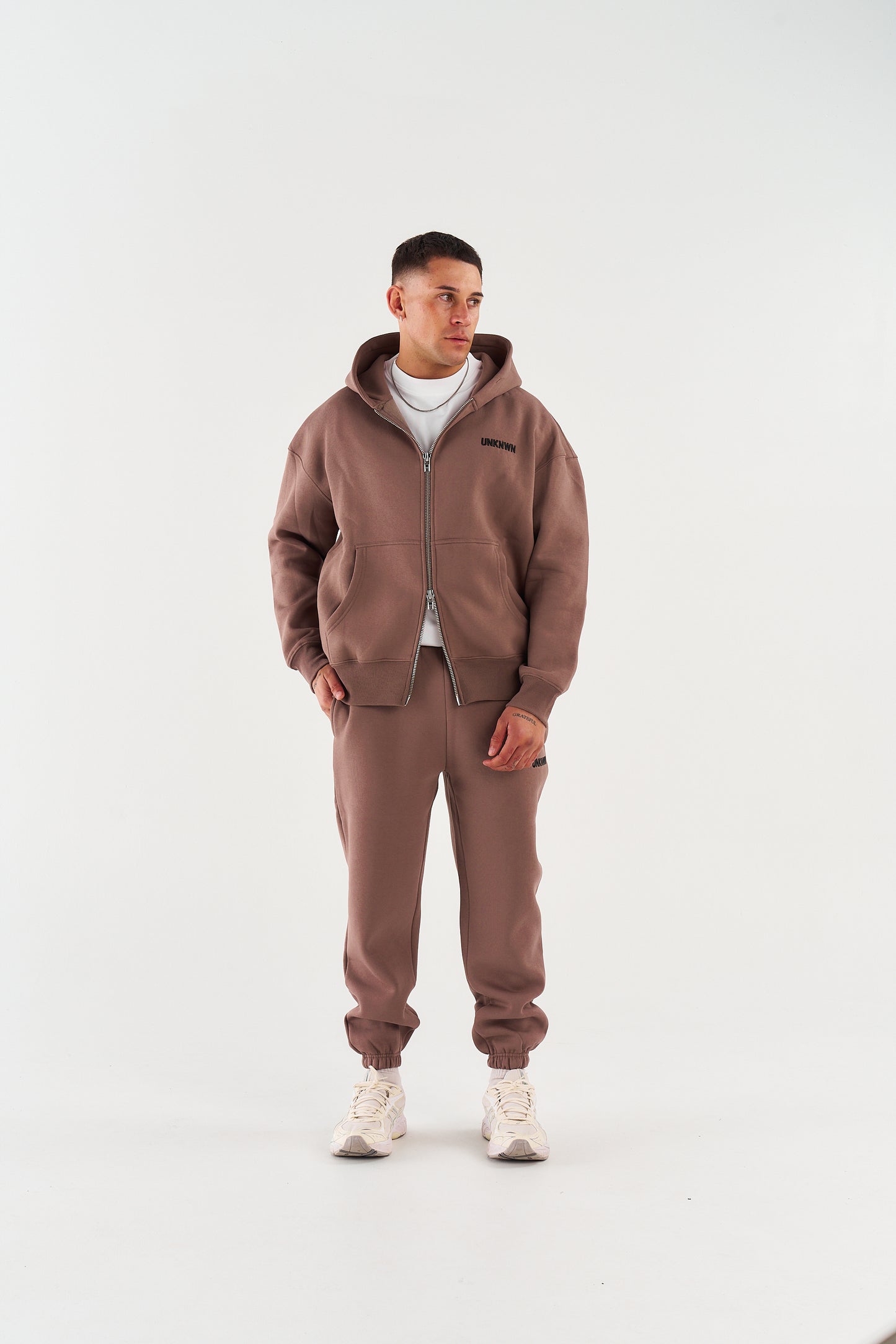 CLASSIC ZIP UP JACKETS - TAN