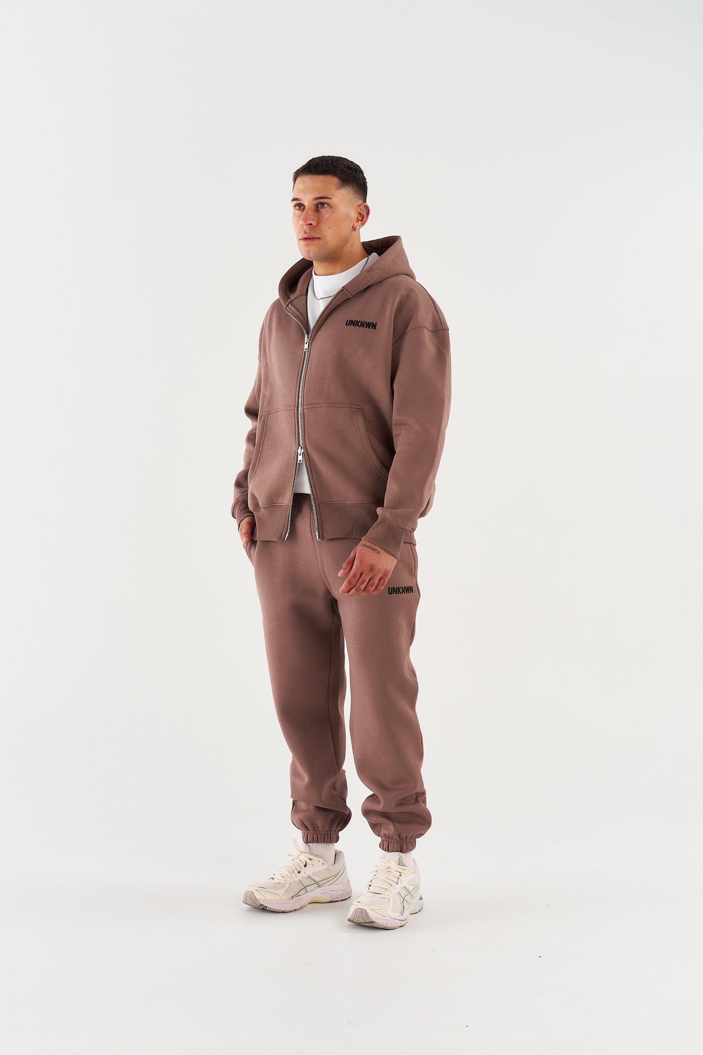 CLASSIC ZIP UP JACKETS - TAN
