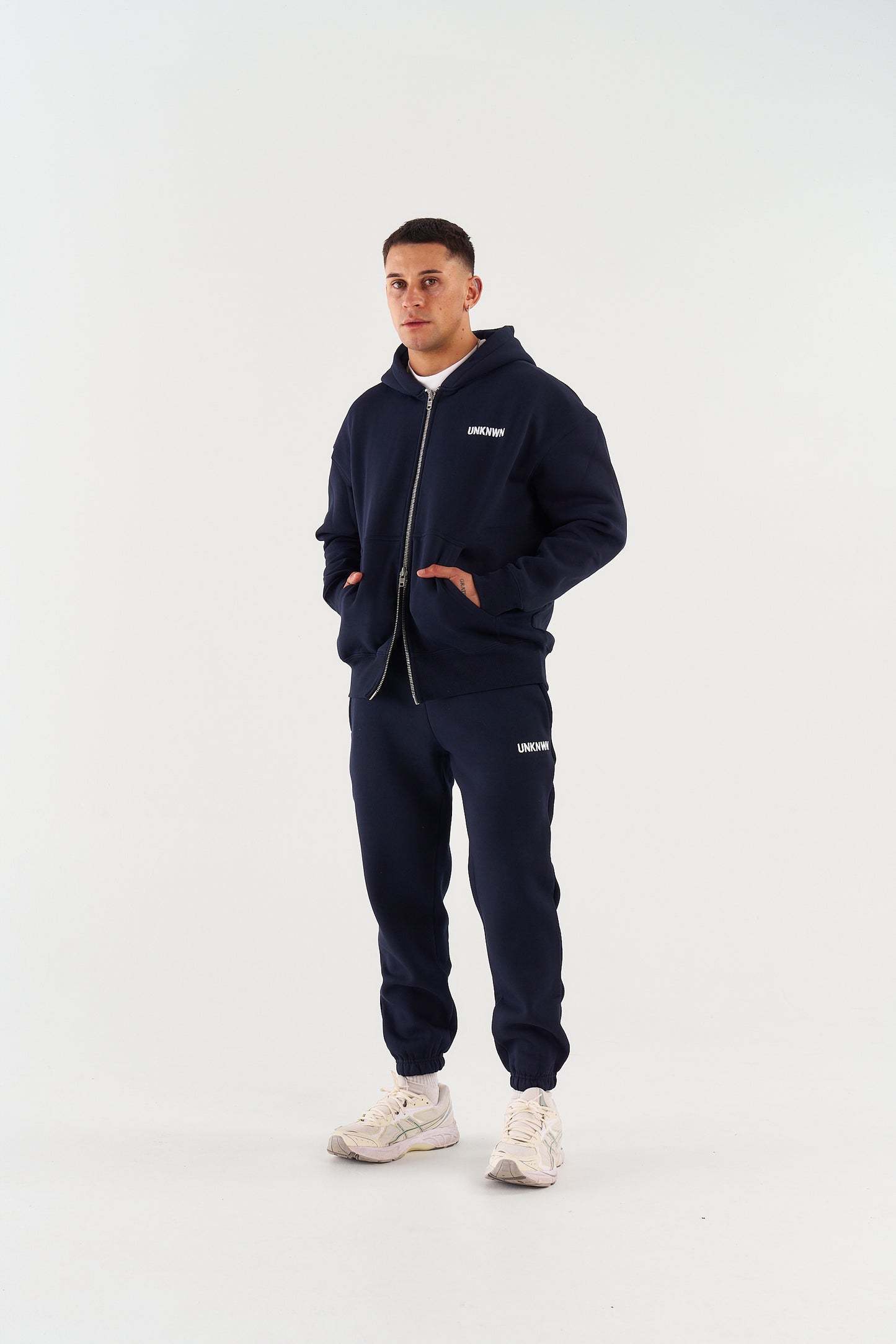 CLASSIC ZIP UP JACKETS - NAVY