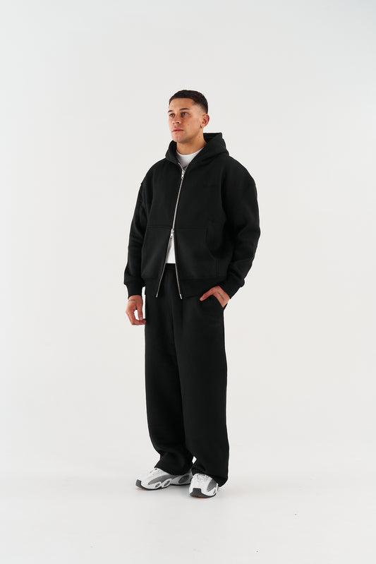 CLASSIC ZIP HOOD - BLACK