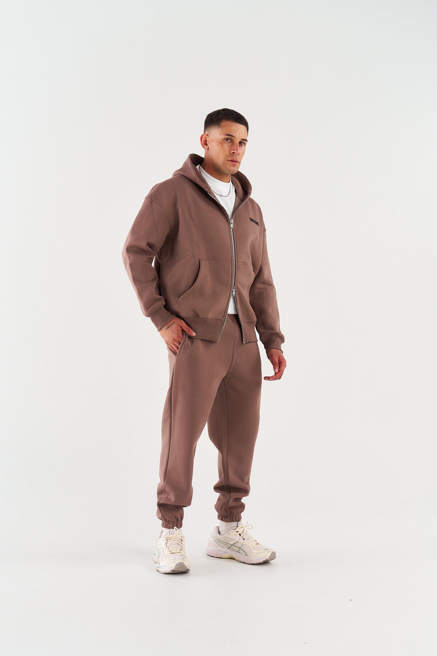 CLASSIC ZIP UP JACKETS - TAN