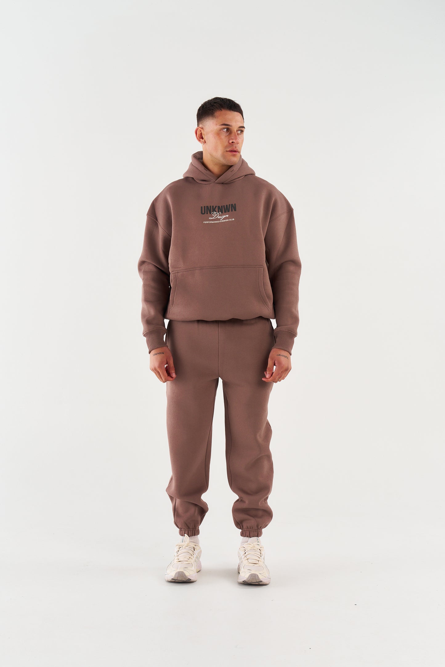 DESIGN HOODIE - LIGHT BROWN