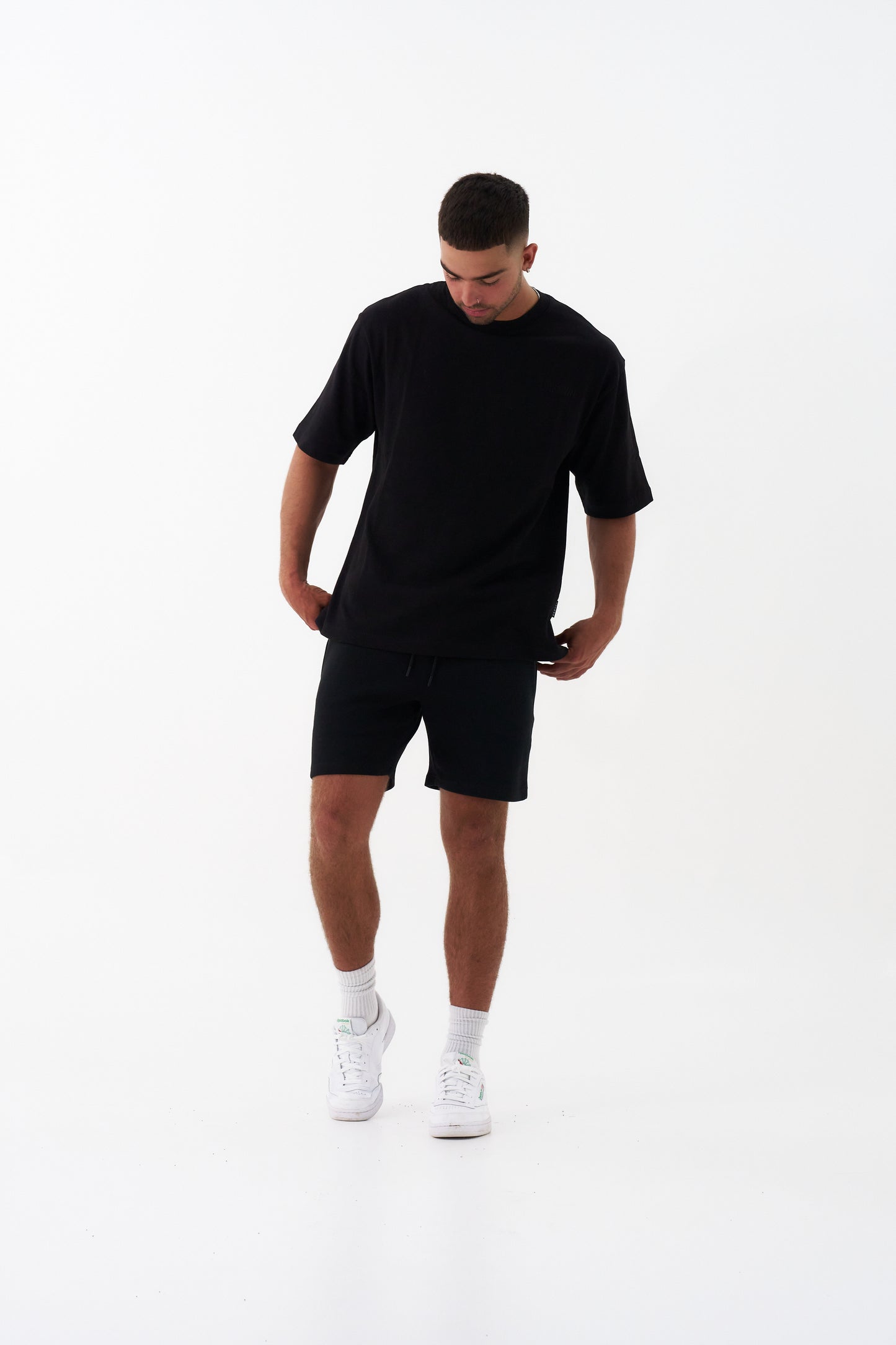 Unknwn Cotton Oversized Crew Neck Half Sleeve T-Shirt