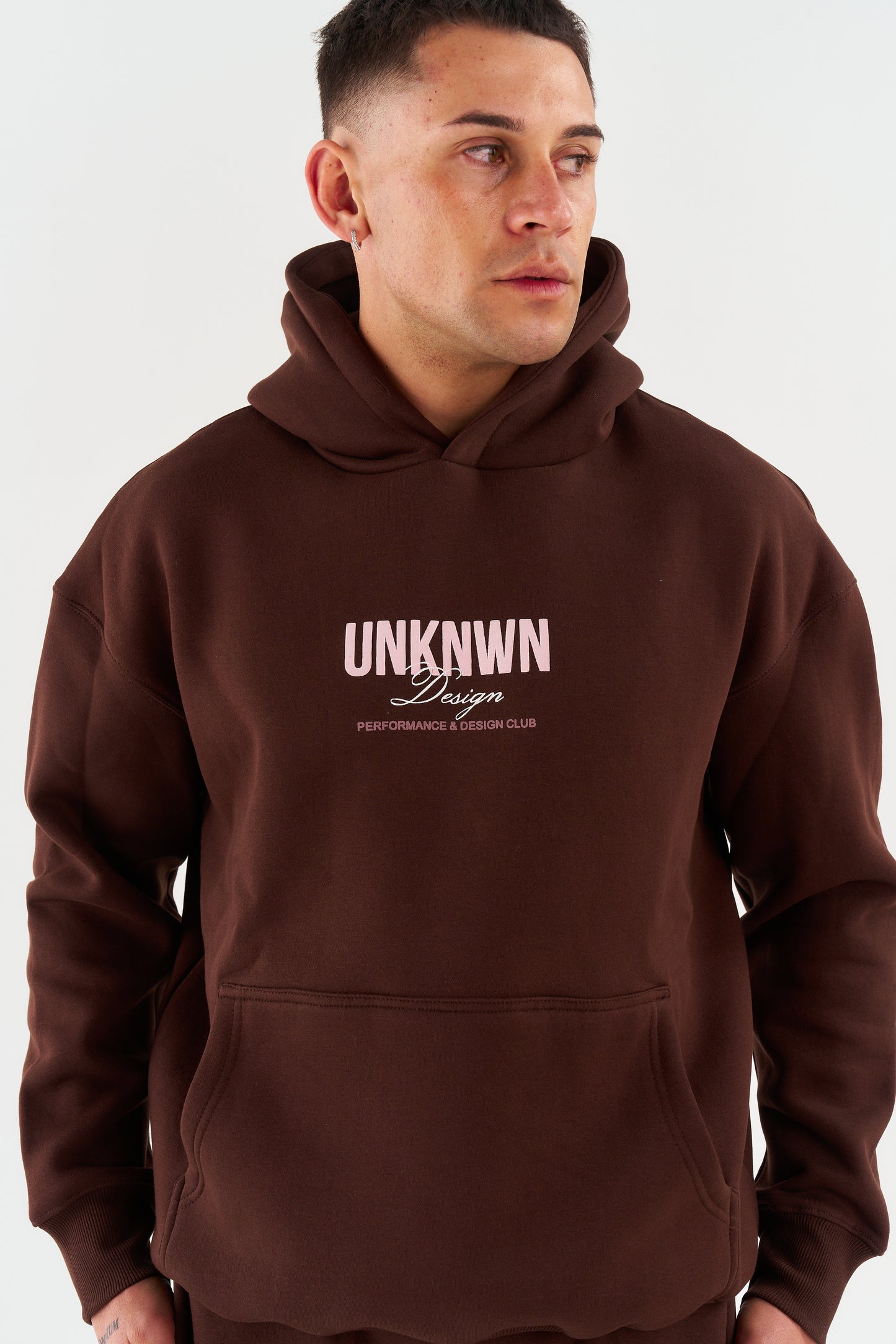 DESIGN HOODIE - BROWN