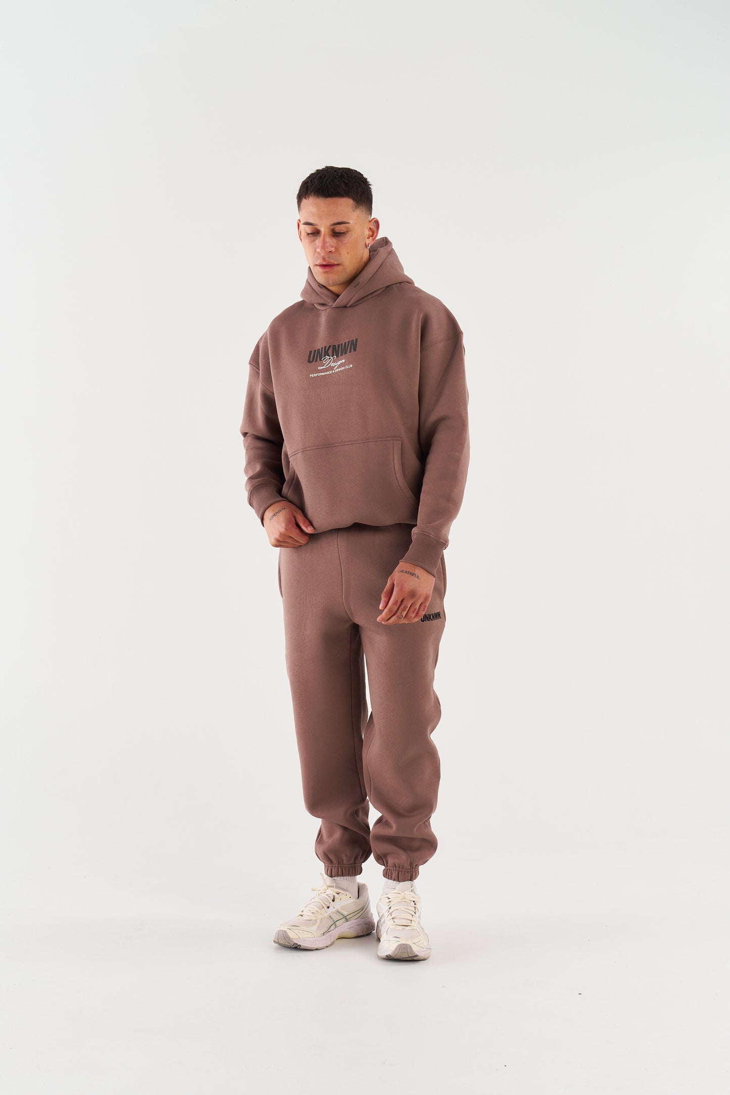 DESIGN HOODIE - LIGHT BROWN