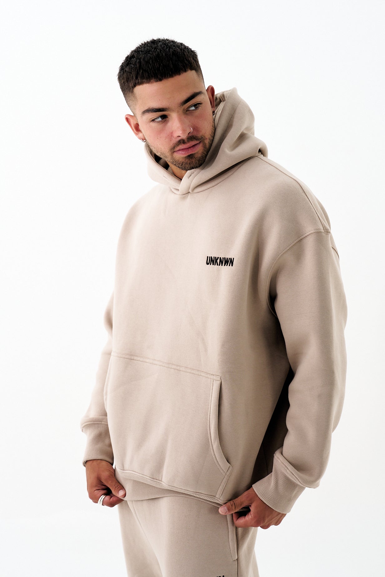 UNKNWN OVERSIZE HEAVY HOODIE - TAN