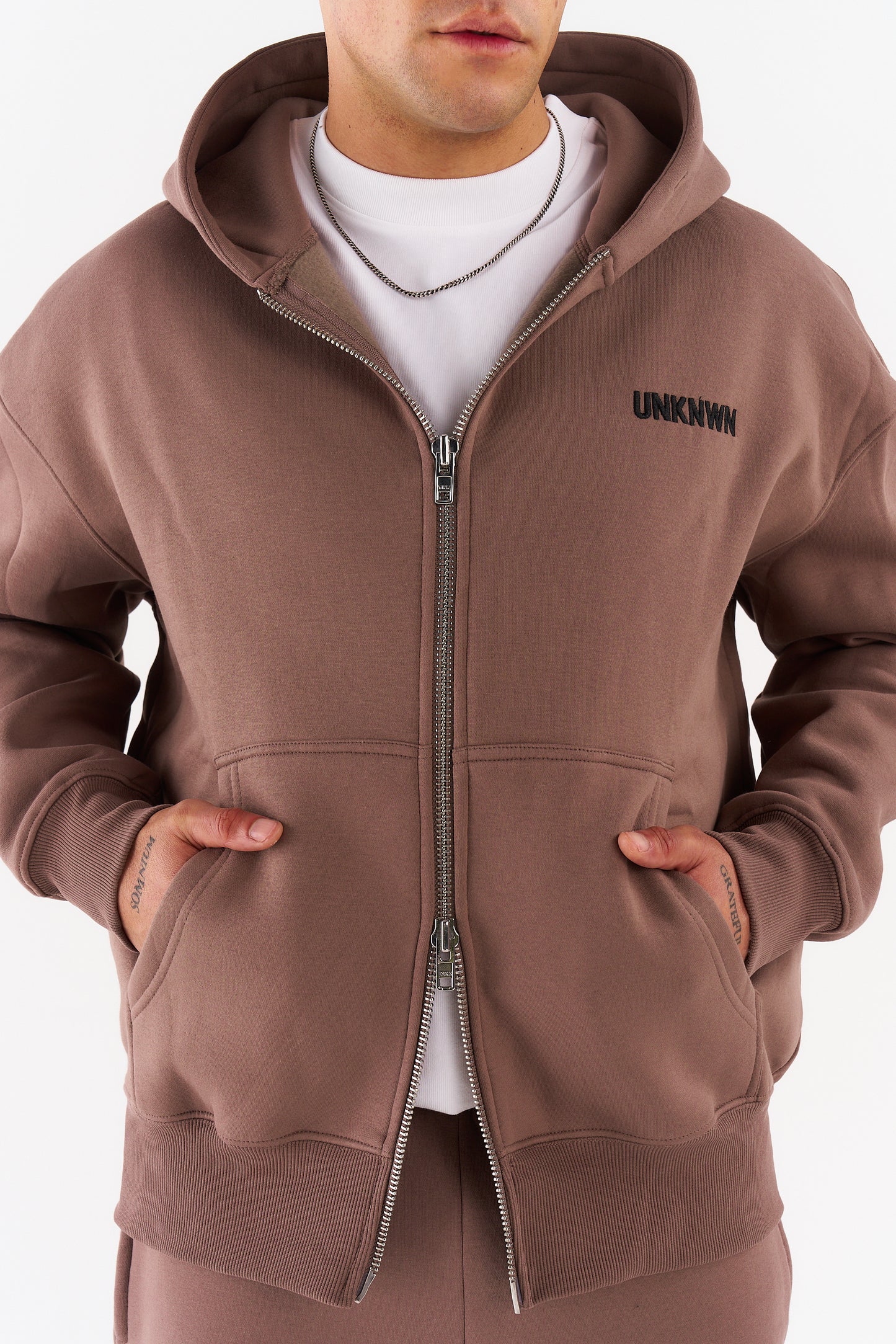CLASSIC ZIP UP JACKETS - TAN
