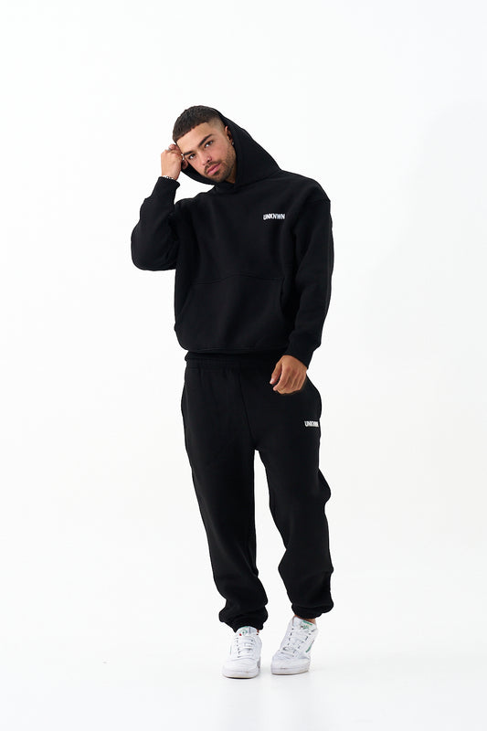 UNKNWN OVERSIZE HEAVY HOODIE- BLACK