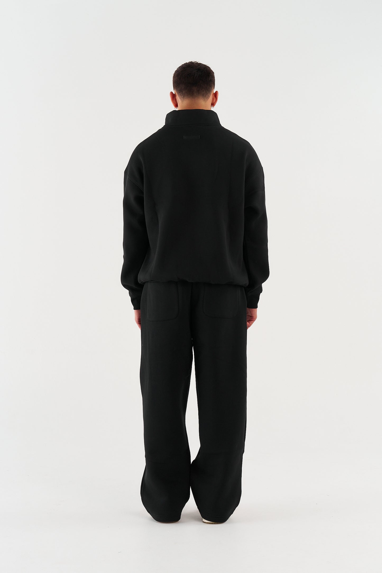 1/4 Zip- BLACK