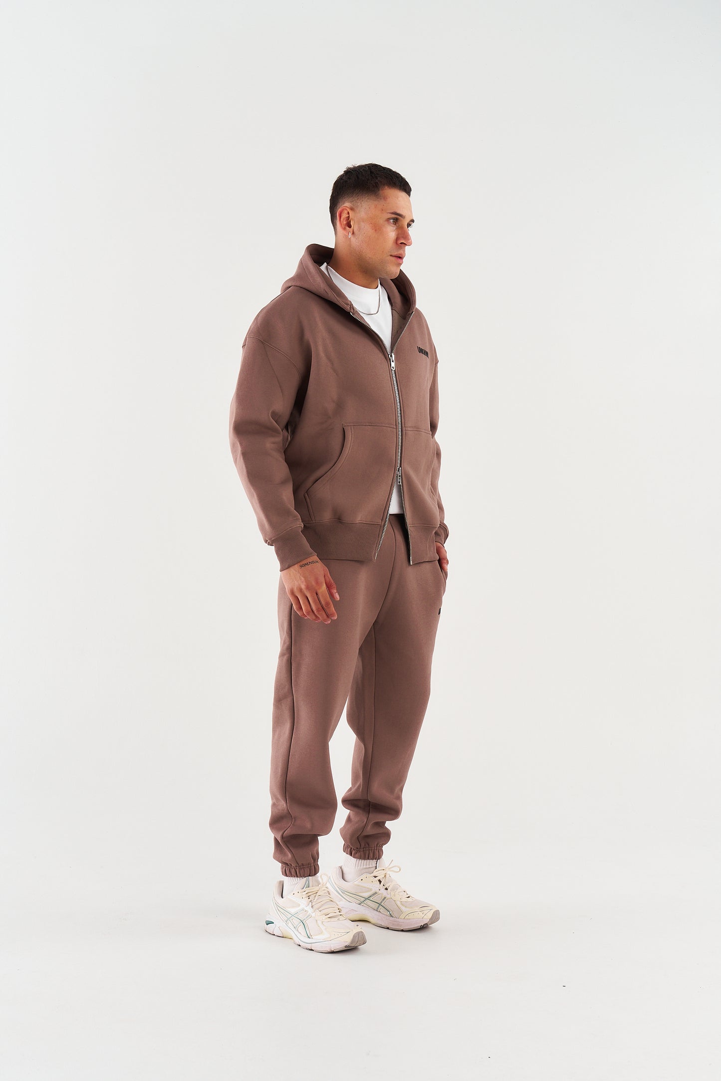 CLASSIC ZIP UP JACKETS - TAN