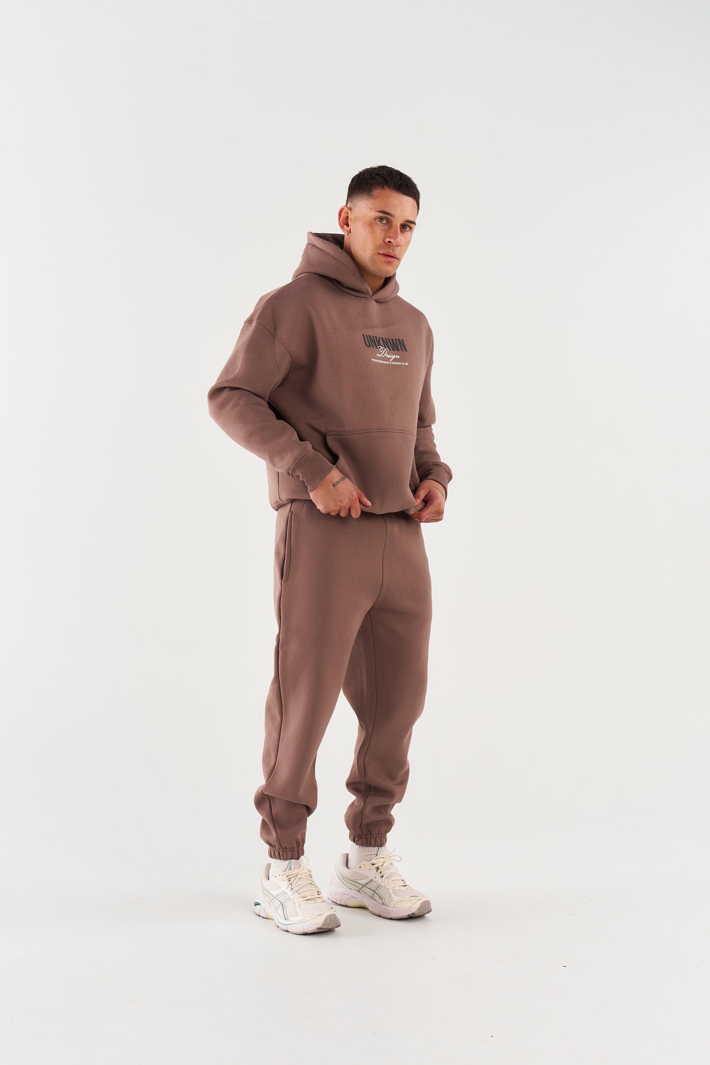 DESIGN HOODIE - LIGHT BROWN