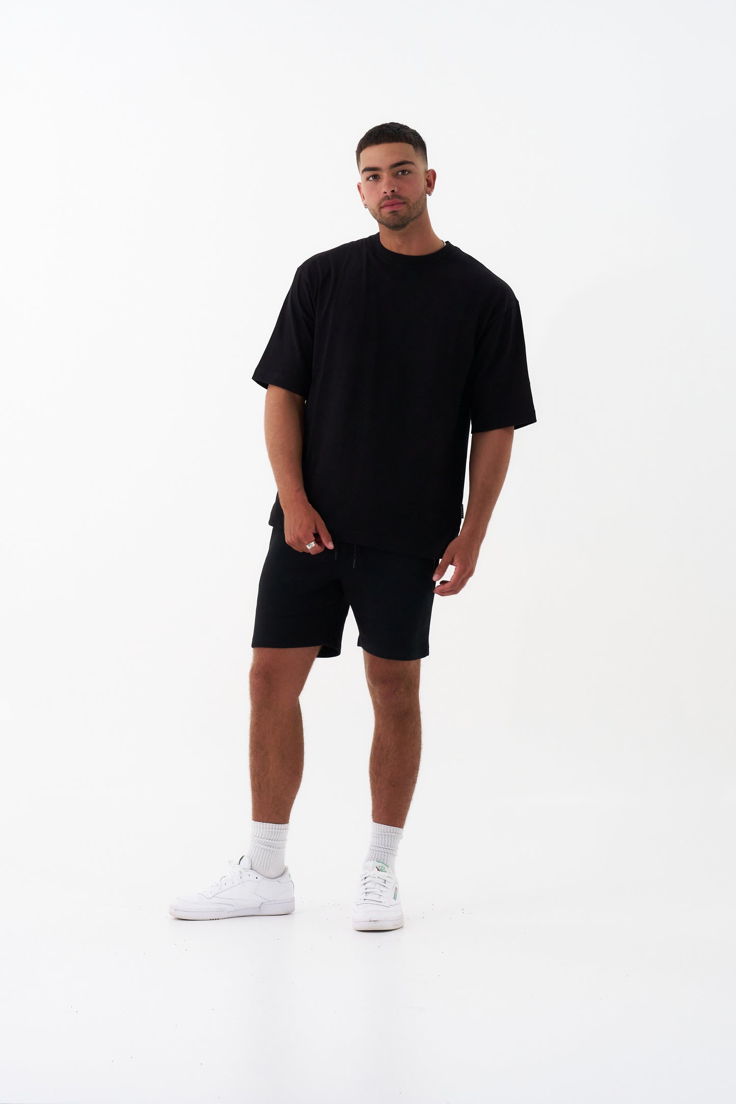 Unknwn Cotton Oversized Crew Neck Half Sleeve T-Shirt