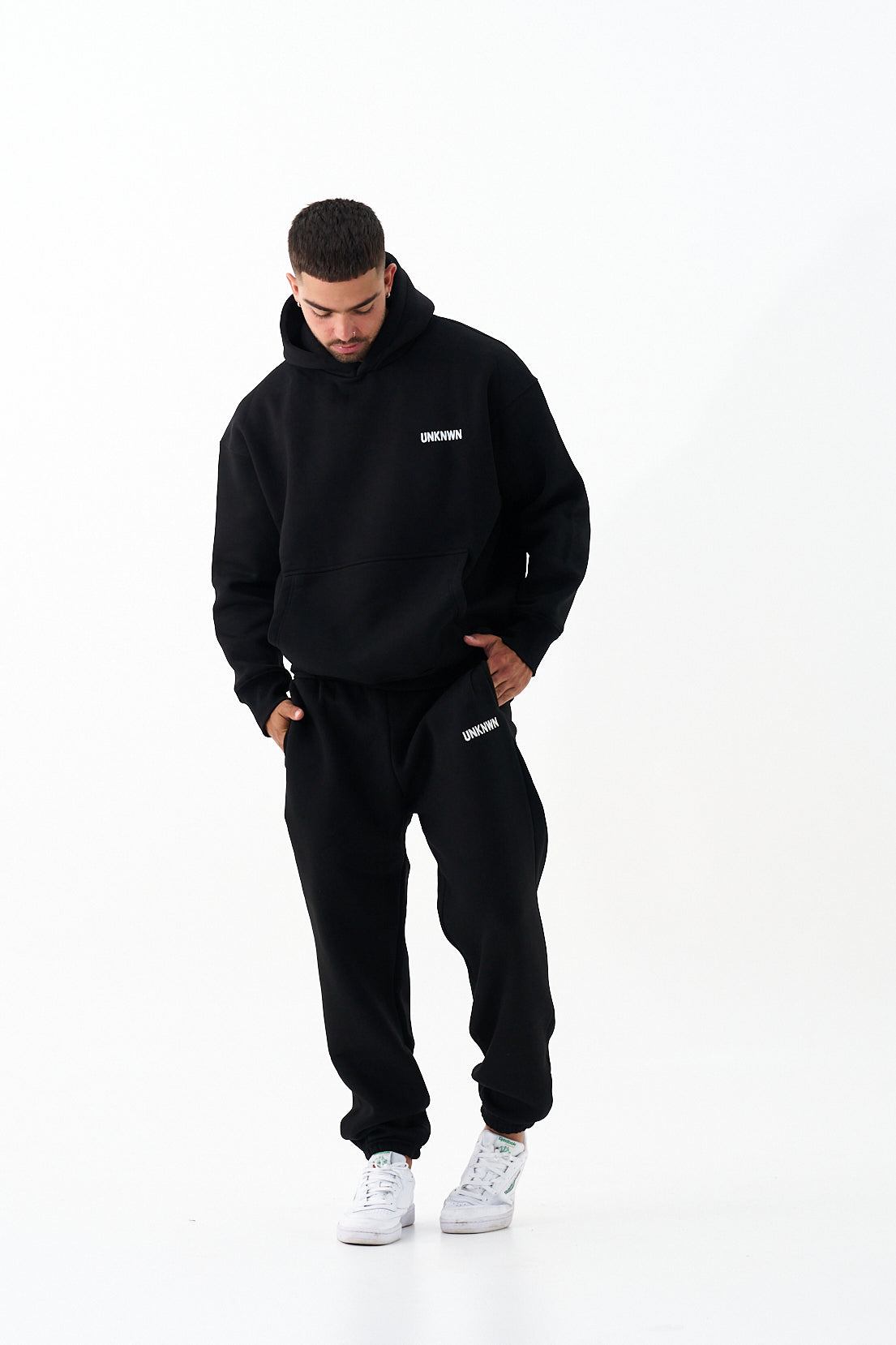 UNKNWN OVERSIZE HEAVY HOODIE- BLACK