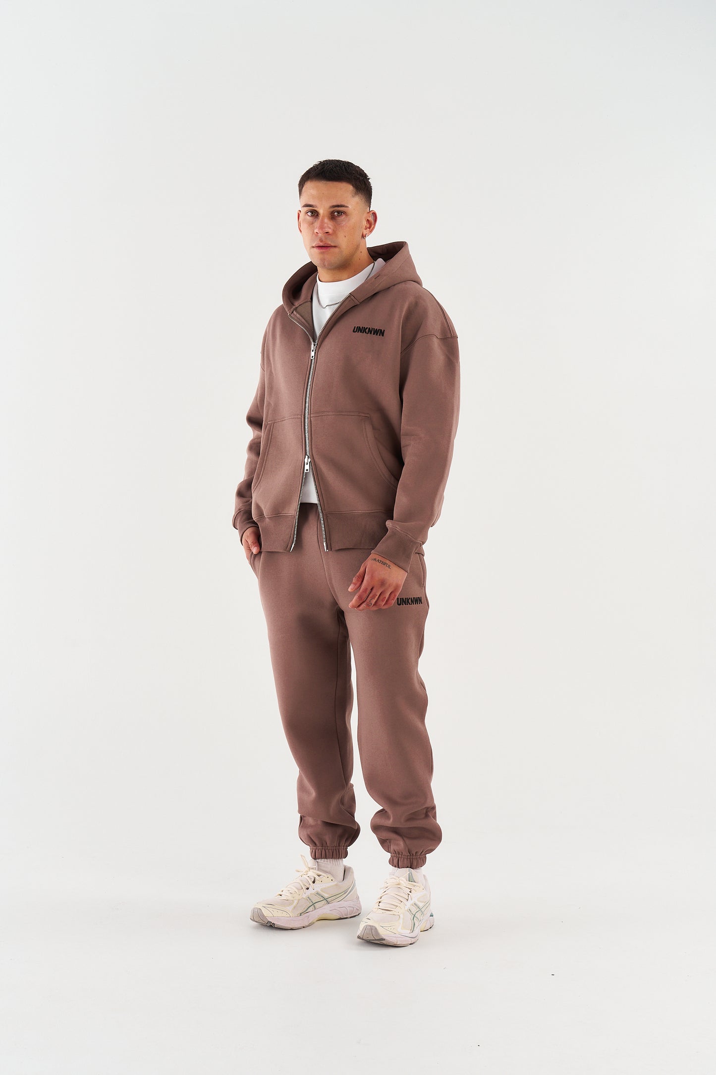 CLASSIC ZIP UP JACKETS - TAN