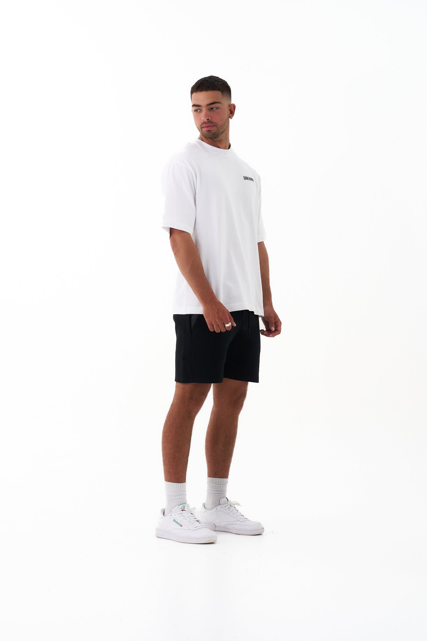 Unknwn Cotton Oversized Crew Neck Half Sleeve T-Shirt