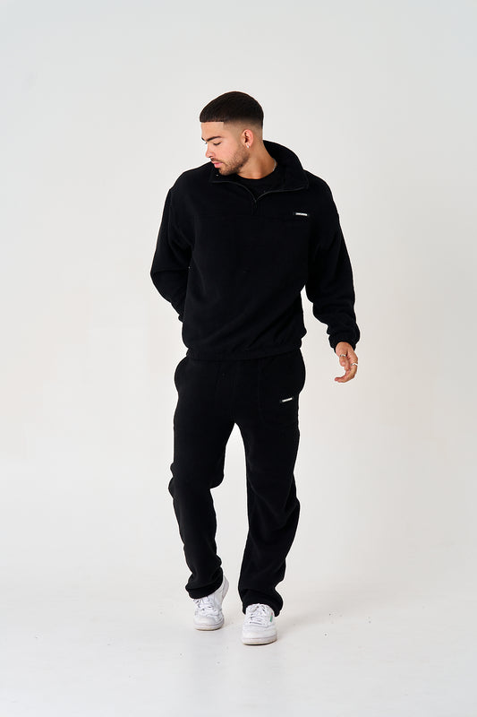 UNKNWN Sherpa Quater Zip - Midnight Black