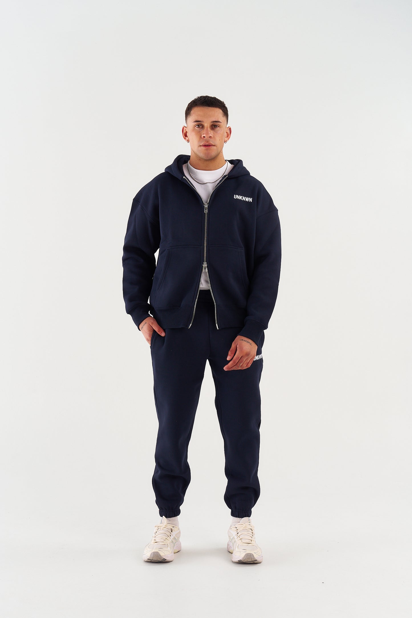 CLASSIC ZIP UP JACKETS - NAVY