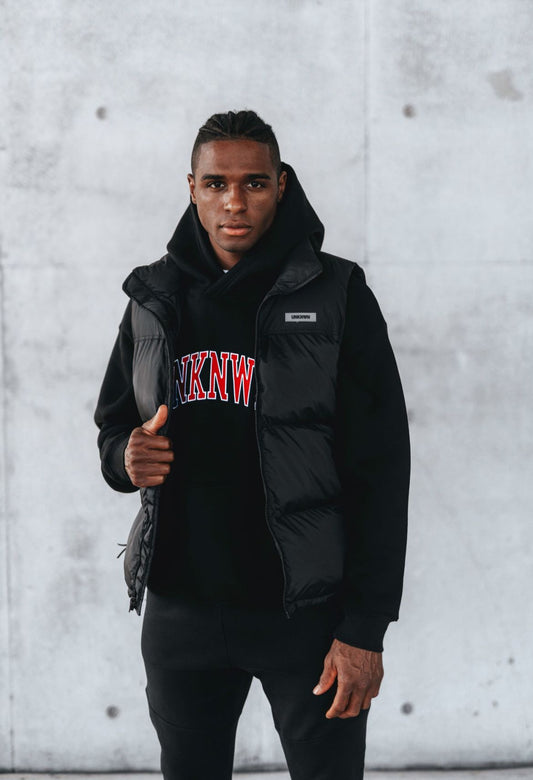 PUFFER VEST - BLACK