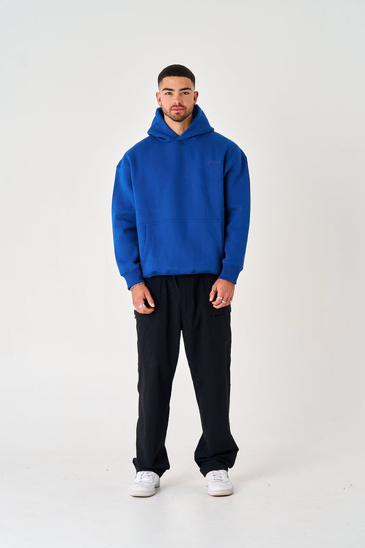 UNKNWN OVERSIZE HEAVY HOODIE - BLUE