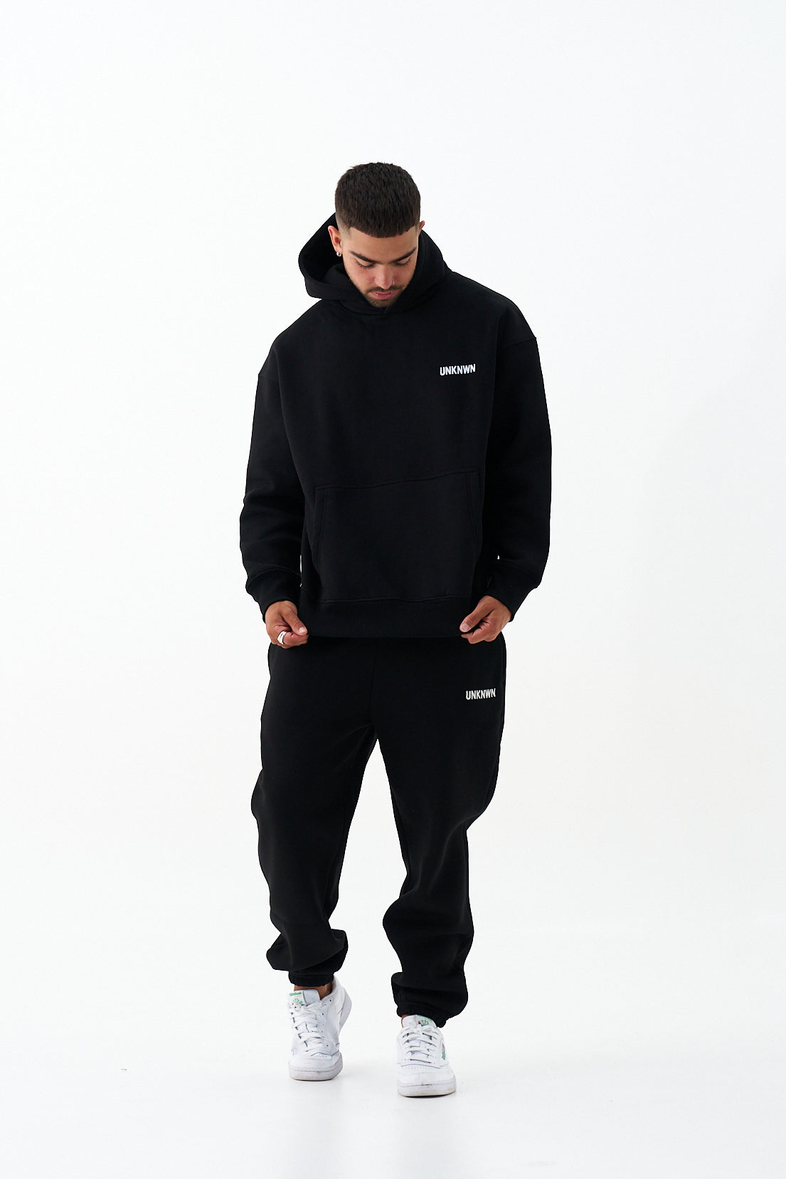 UNKNWN OVERSIZE HEAVY HOODIE- BLACK