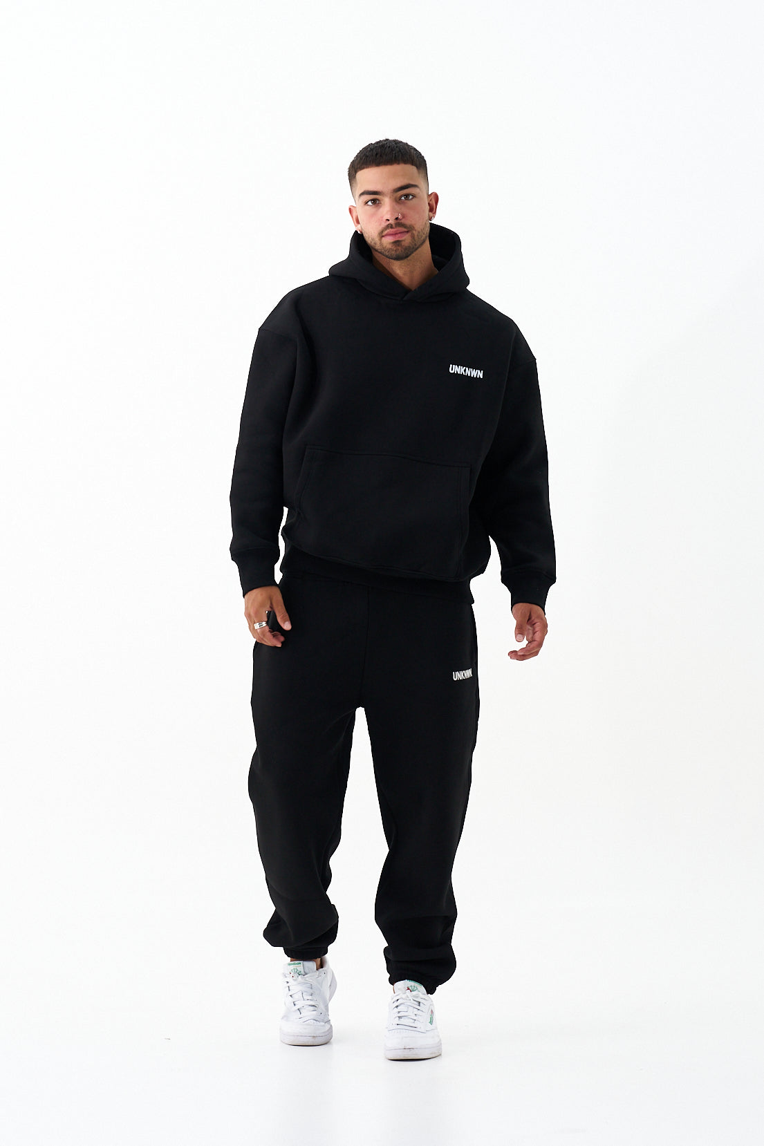 UNKNWN OVERSIZE HEAVY HOODIE- BLACK