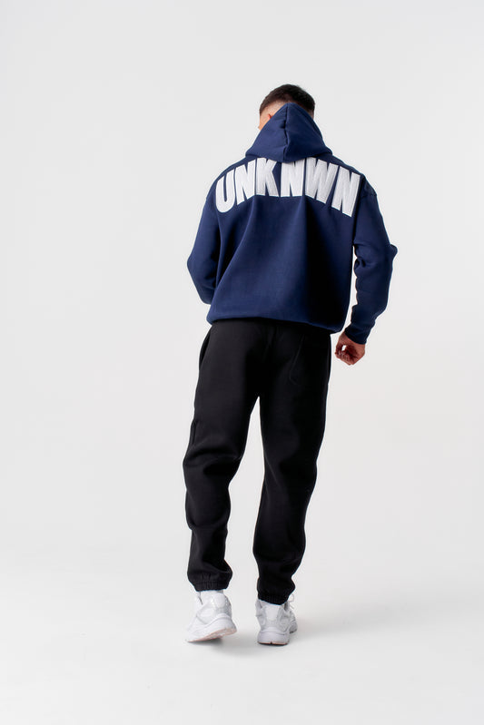 STATEMENT HOODIE - NAVY