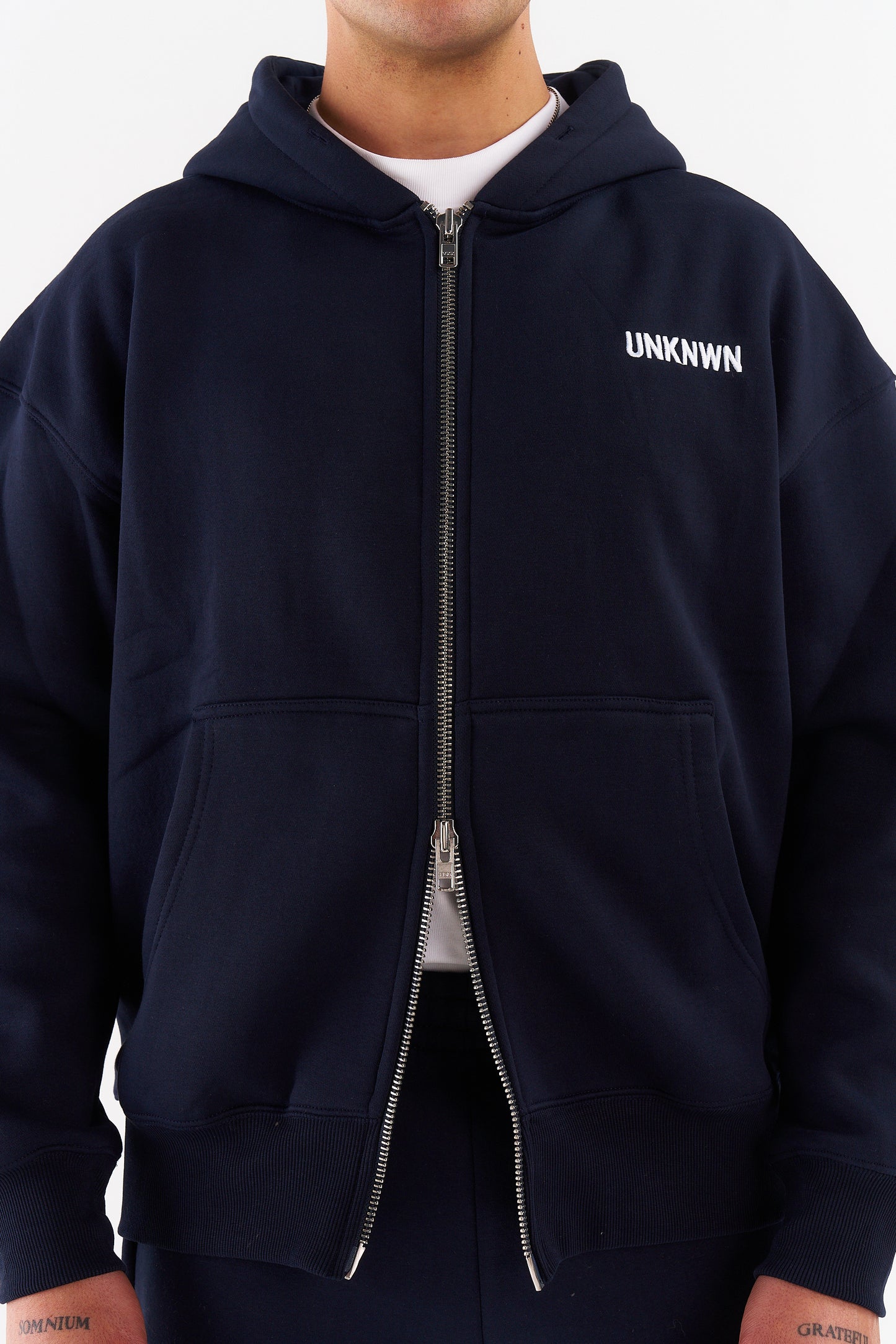 CLASSIC ZIP UP JACKETS - NAVY