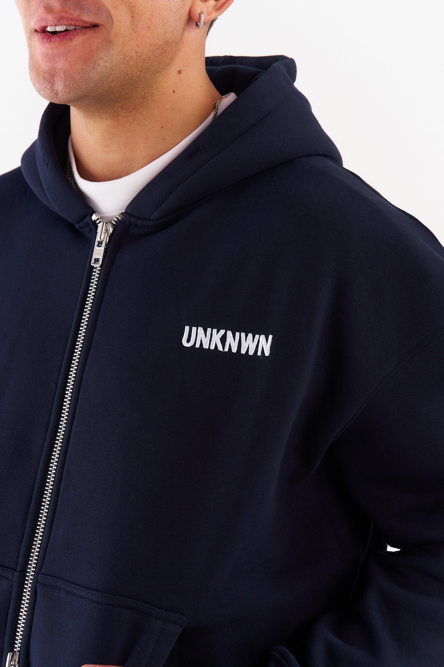 CLASSIC ZIP UP JACKETS - NAVY