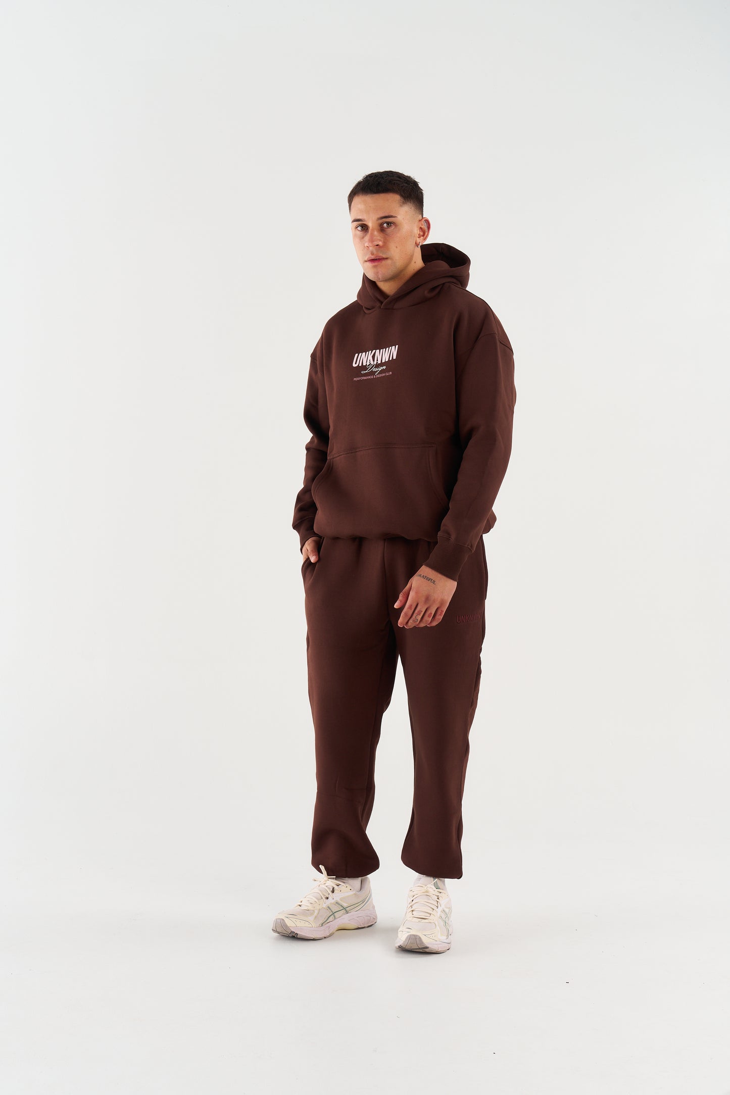 DESIGN HOODIE - BROWN