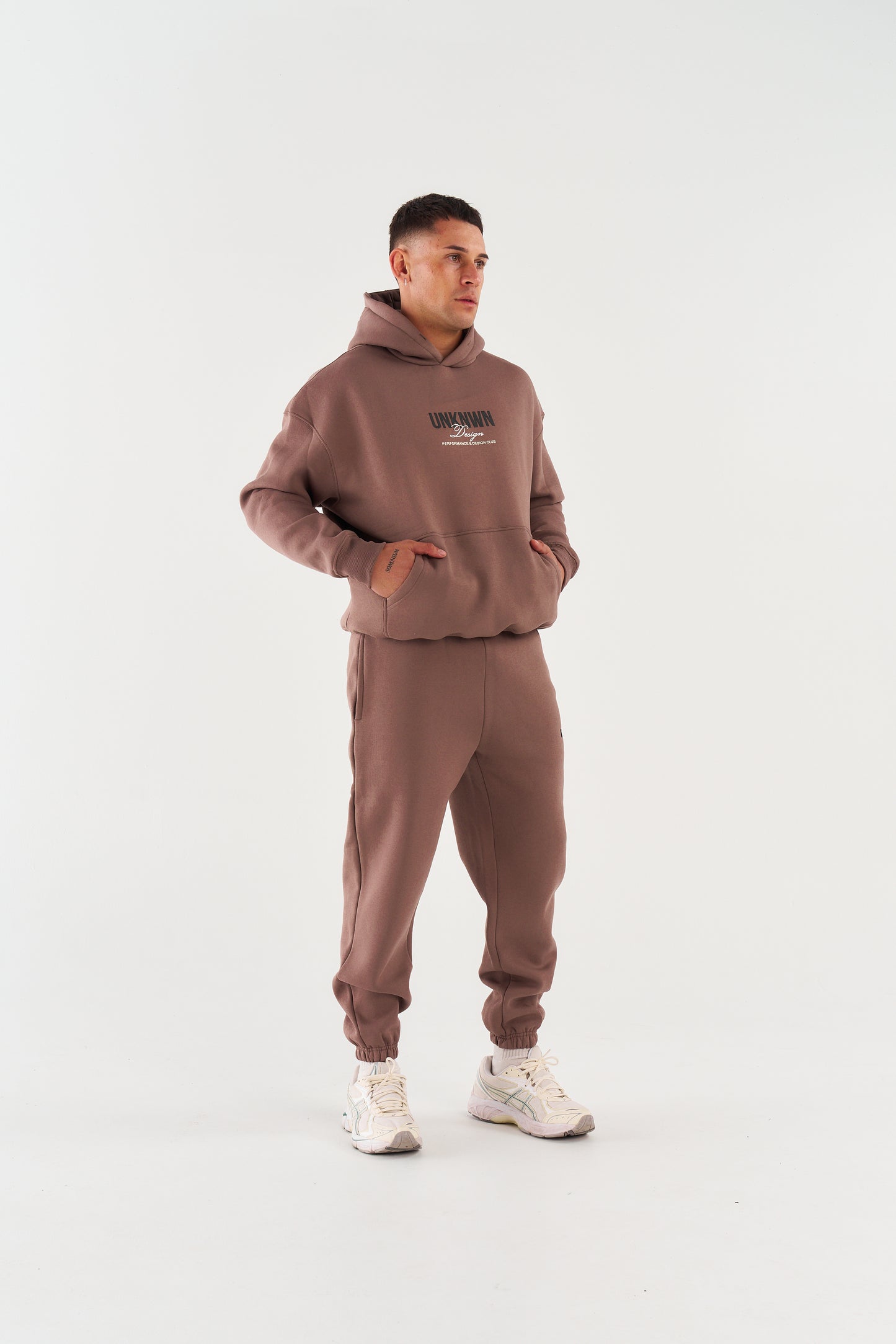 DESIGN HOODIE - LIGHT BROWN