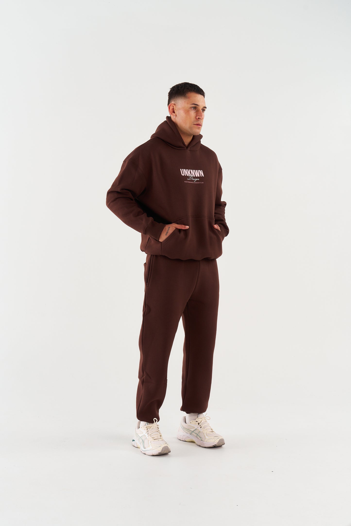 DESIGN HOODIE - BROWN