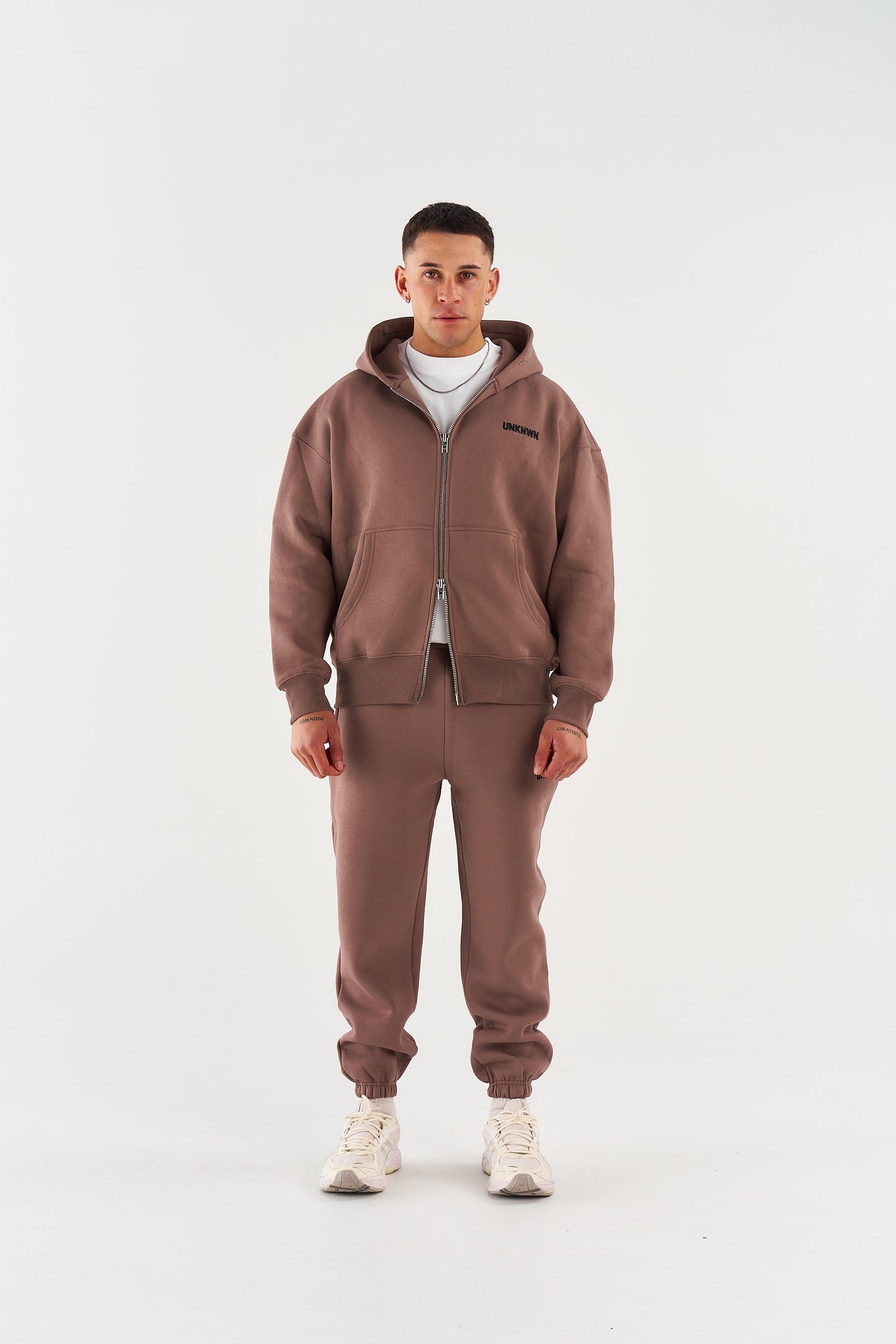 CLASSIC ZIP UP JACKETS - TAN