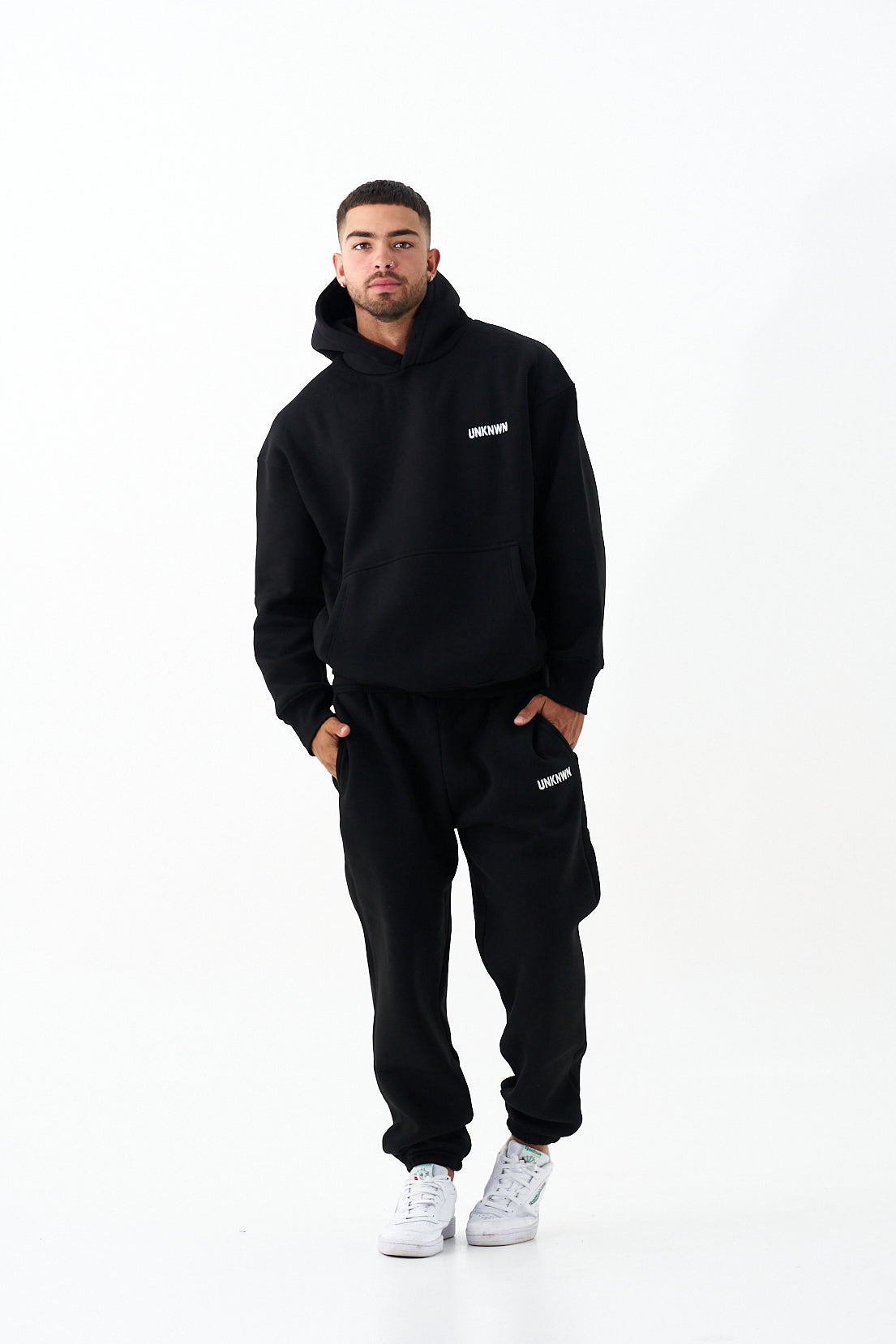 UNKNWN OVERSIZE HEAVY HOODIE- BLACK