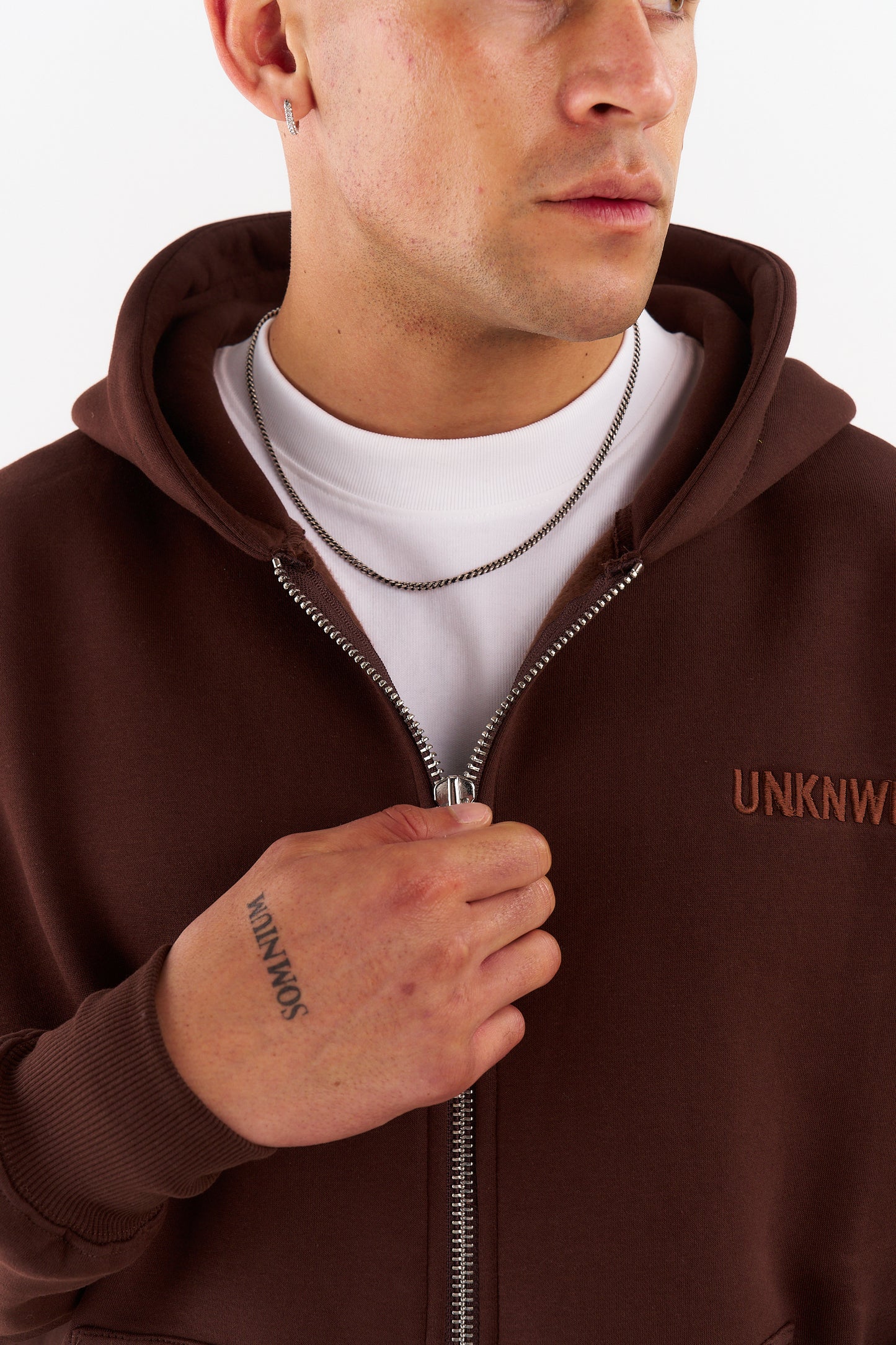 CLASSIC ZIP UP JACKETS - BROWN